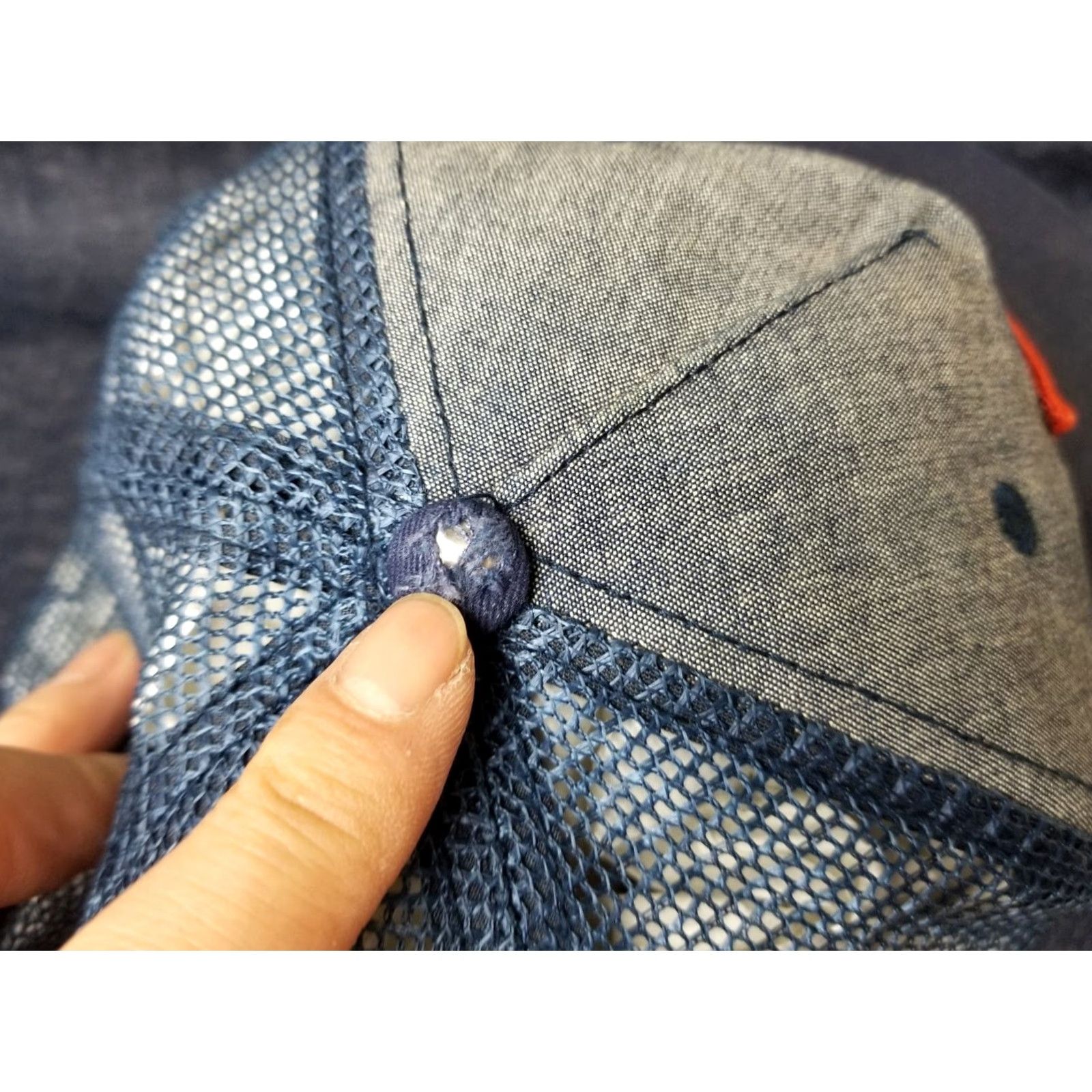 Obey VINTAGE OBEY SKATEBOARD TRUCKER HAT ONE SIZE Denim Blue Men Trucker Hat Hip Hop Style Size ONE SIZE - 5 Thumbnail