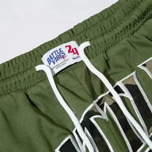 Vintage y2k sports hiphop pattern shorts Size US 32 / EU 48 - 3 Thumbnail