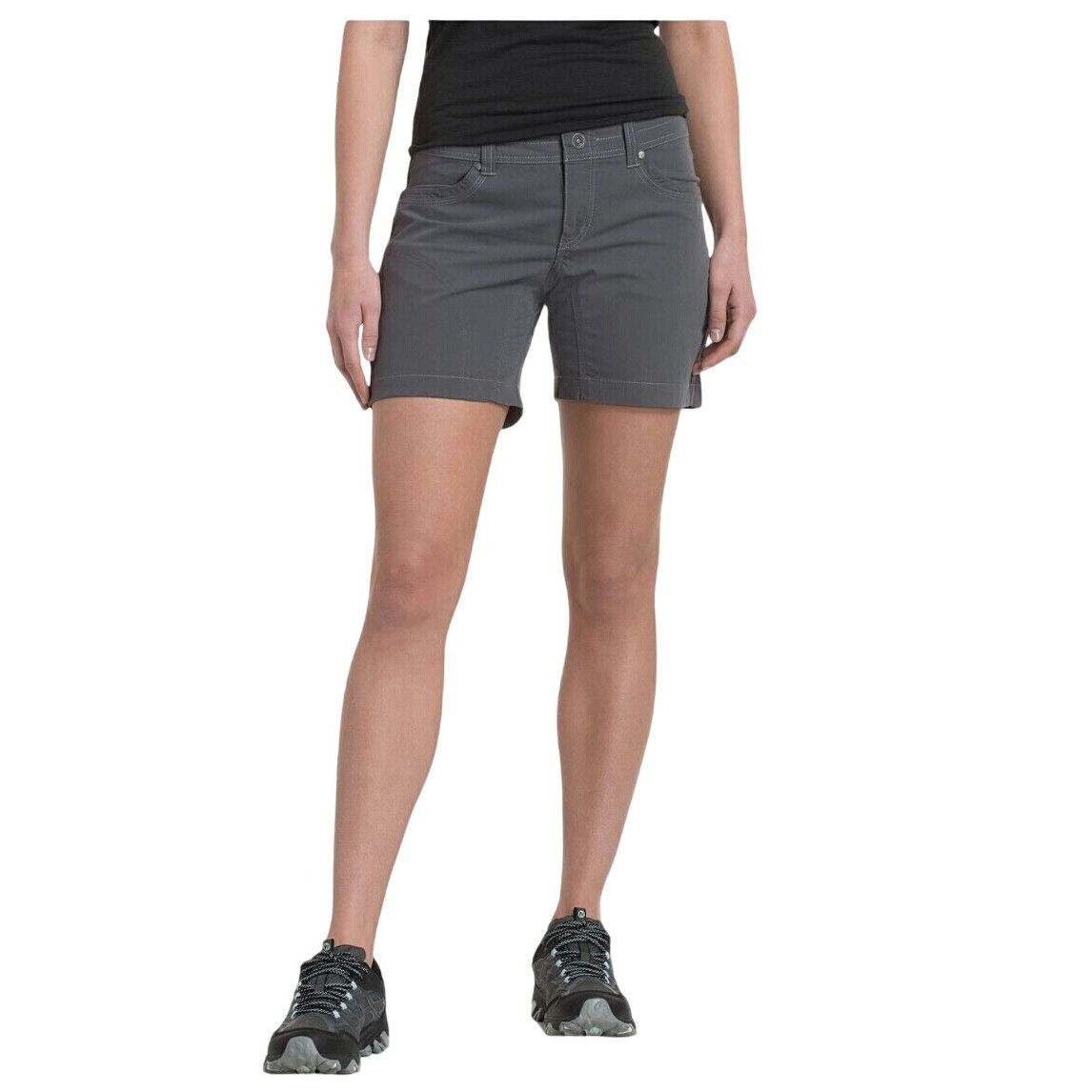 Kuhl NWT Kuhl Women's 12 Splash Shorts Shadow Gray MSRP$65 Stret Size 34" / US 12 / IT 48 - 1 Thumbnail