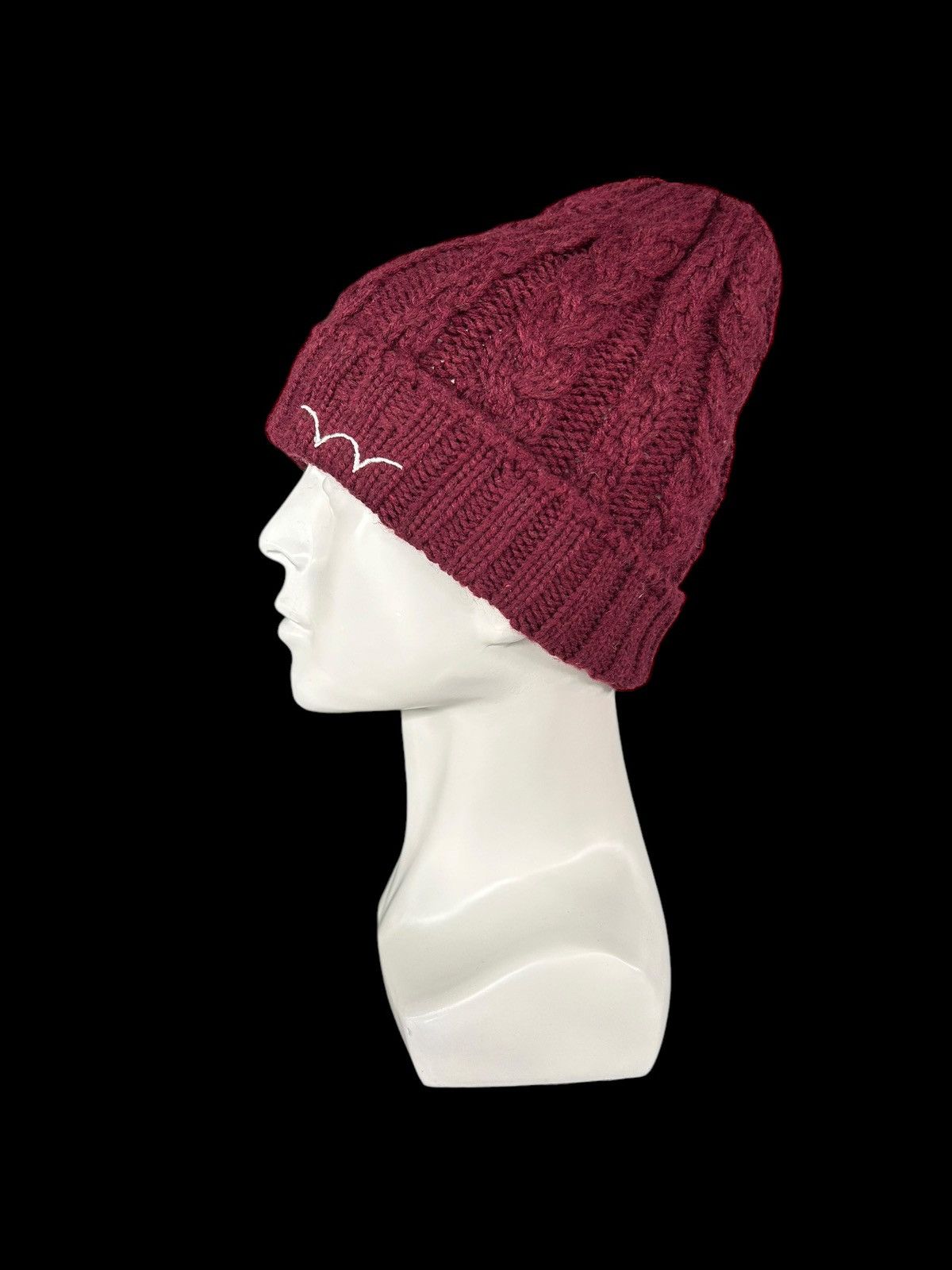 Japanese Brand × Kapital × Vintage EDWIN Crochet Knitted Beanie Hats Japanese Style Rare 🎌🎌 Size ONE SIZE - 2 Thumbnail
