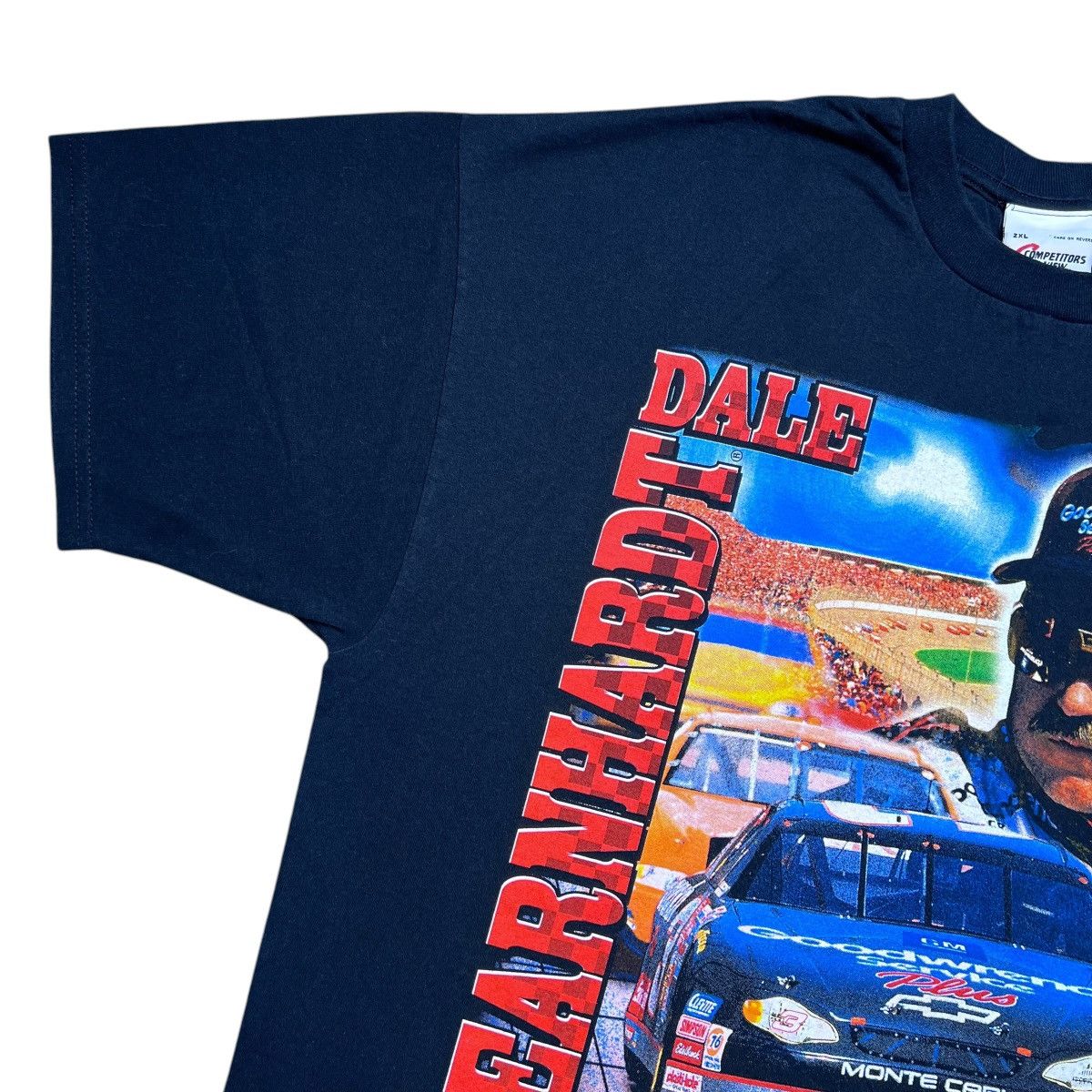NASCAR Vintage 1990s NASCAR Dale Earnhardt Competitors View T-Shirt Size US XXL / EU 58 / 5 - 8 Thumbnail