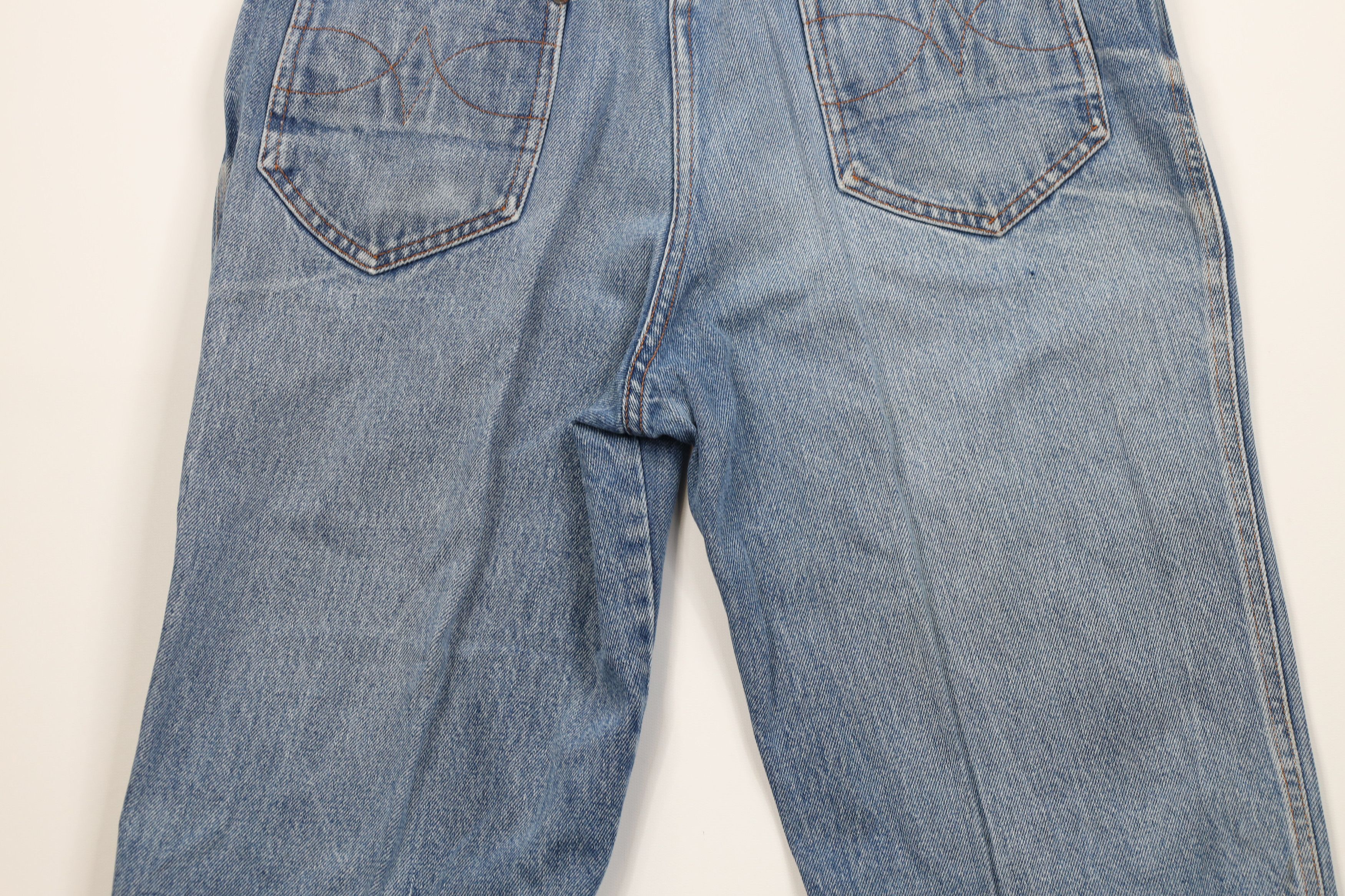 Vintage Vintage 70s Streetwear Flared Wide Leg Denim Jeans USA Size US 32 / EU 48 - 12 Thumbnail