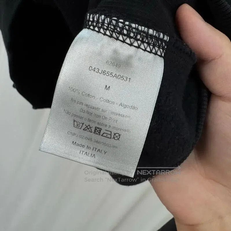 Dior Dior Men's Black Logo Long Sleeve Sweatshirt . Size US M / EU 48-50 / 2 - 6 Thumbnail