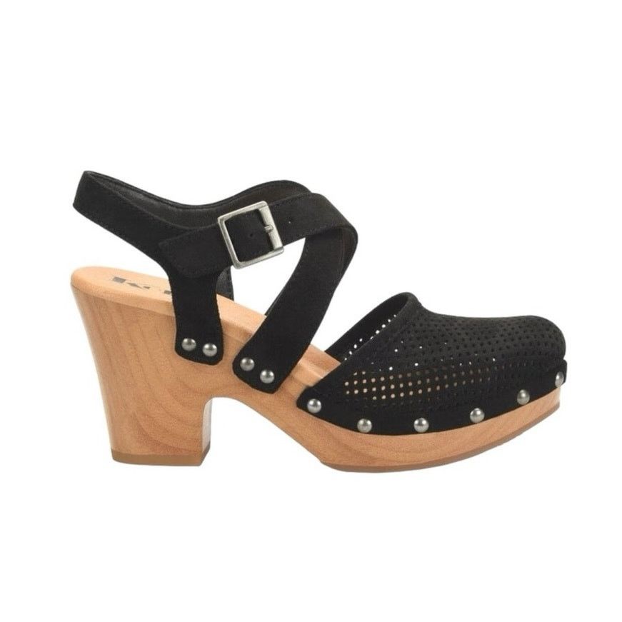 Kork Ease Korks Abloom perforated suede platform clogs Grailed