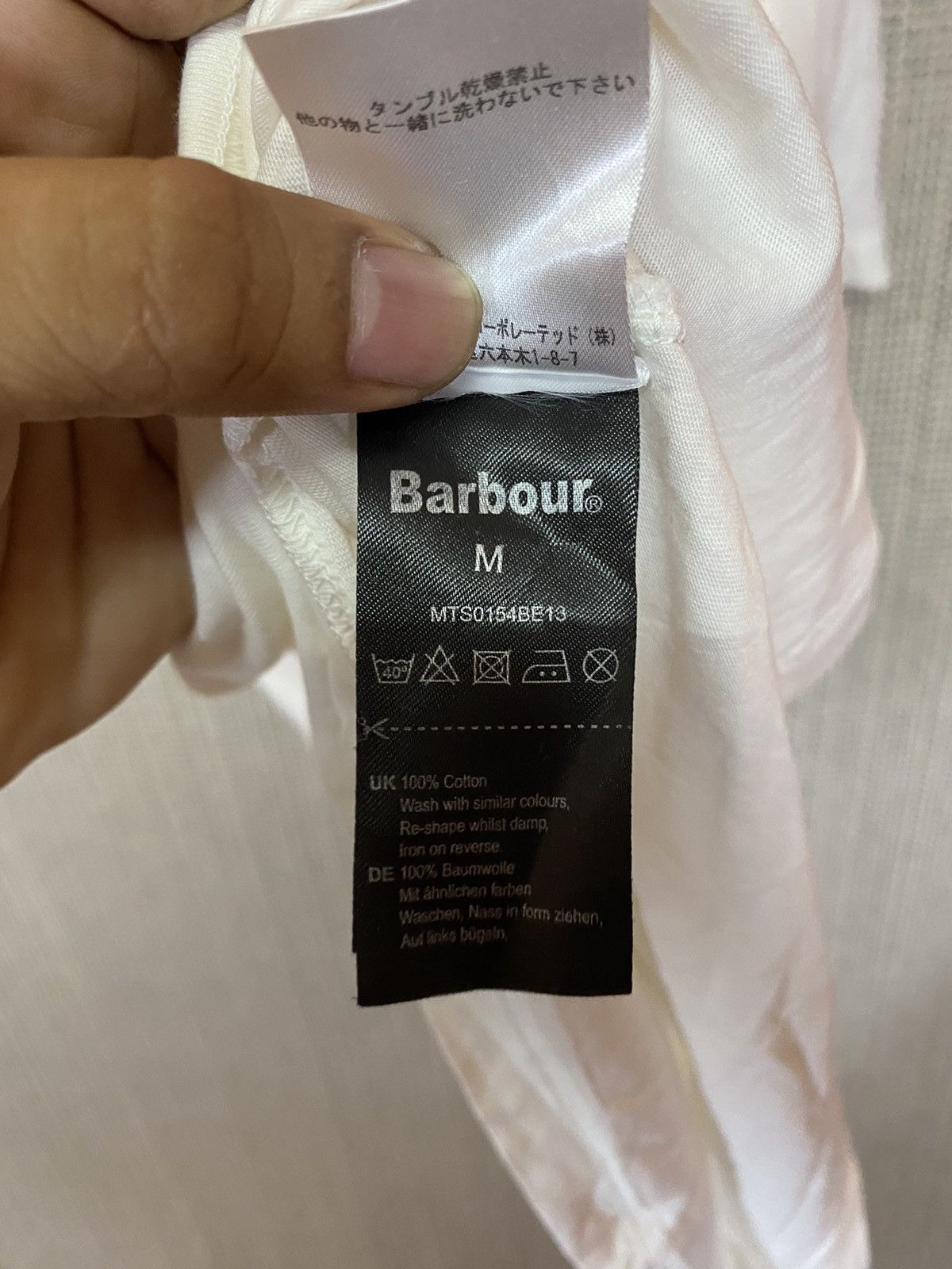 Barbour × Japanese Brand × Vintage Barbour x triumph tshirt size m Size US M / EU 48-50 / 2 - 5 Thumbnail