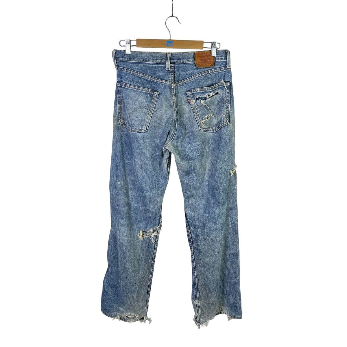 Levi's Vintage Clothing Vintage Levis 503 Distressed Trashed Jeans Size US 31 - 2 Thumbnail
