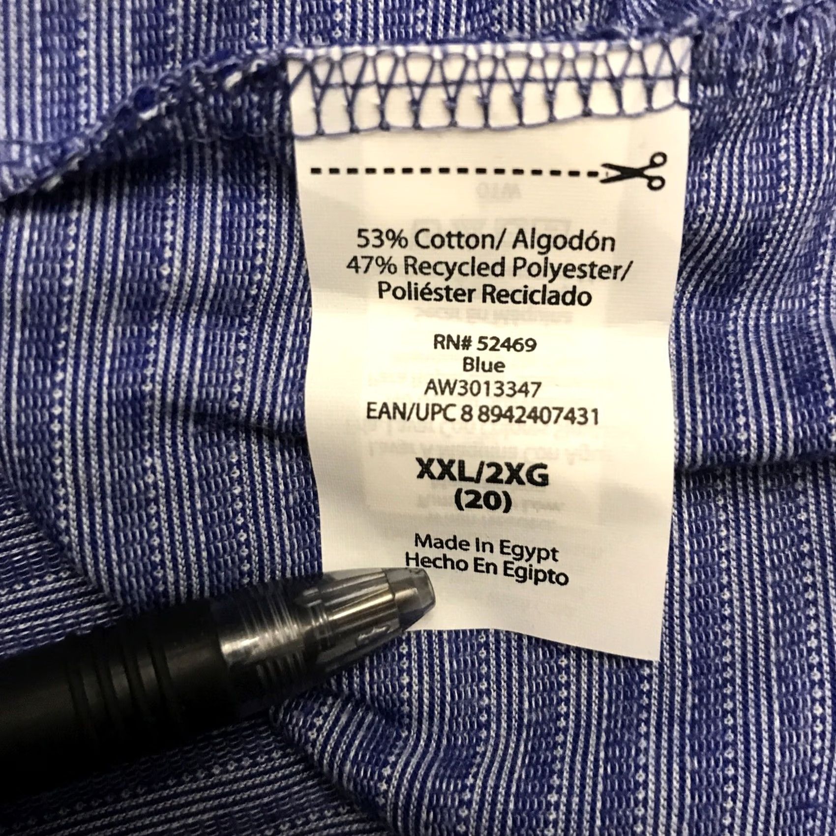 Athletic Works XXL Athletic Works Women's Dri-Works Tank Top Striped Blue NWT 2XL Activewear Tank Women Plus Size Size XXL / US 16-18 / IT 52-54 - 5 Thumbnail