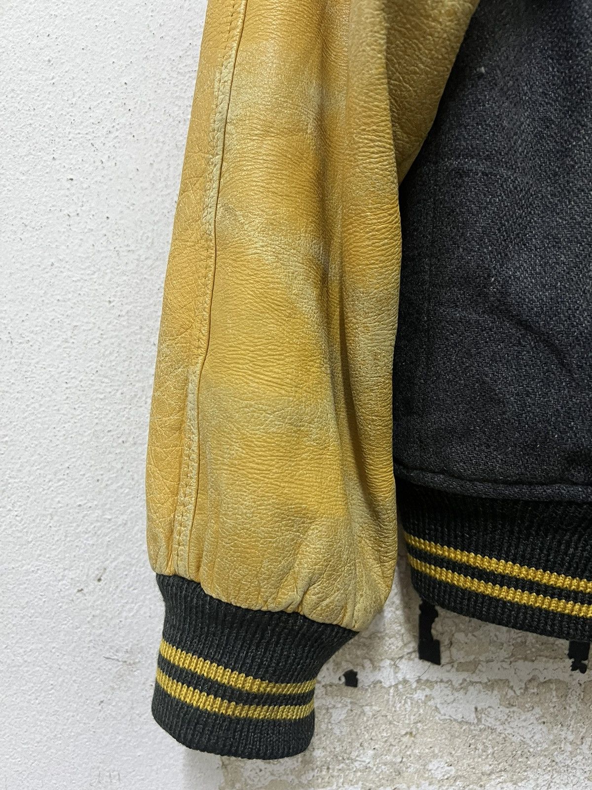 Leather × Macbeth Jacket VARSITY x MAC BETH Size US L / EU 52-54 / 3 - 11 Thumbnail