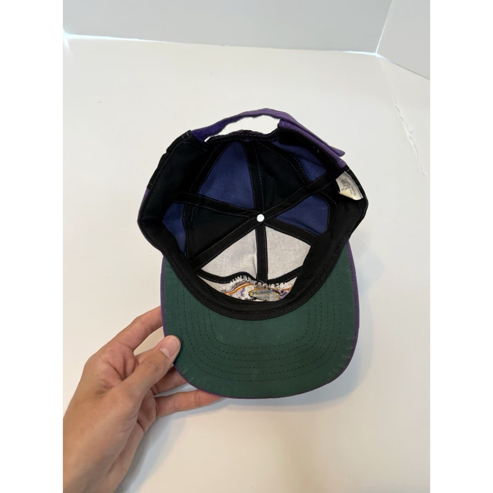 CO VINTAGE Lake Super Brewing Co Panel Hat Embroidered Snow Mobile Purple 90s Men S S Hats Mens Panel Hat 90s Vintage Unbranded Size ONE SIZE - 5 Thumbnail