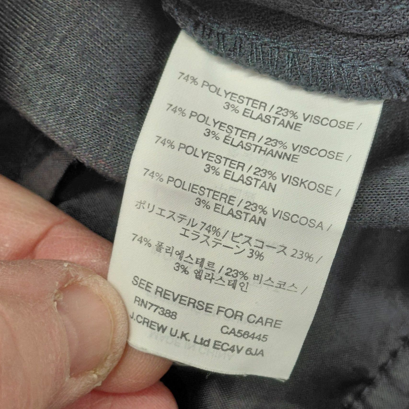 J.Crew VINTAGE J.Crew Pants Women’s Size 4 Gray Side Zip Ankle Dress Slacks Zipper Pockets... Size 27" / US 4 / IT 40 - 5 Thumbnail