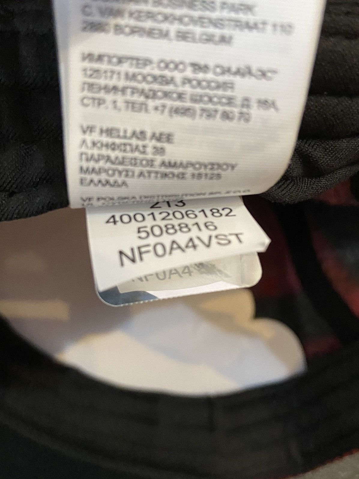 The North Face The North Face Gordon Plaid Ball Cap Red / Black Size ONE SIZE - 6 Thumbnail