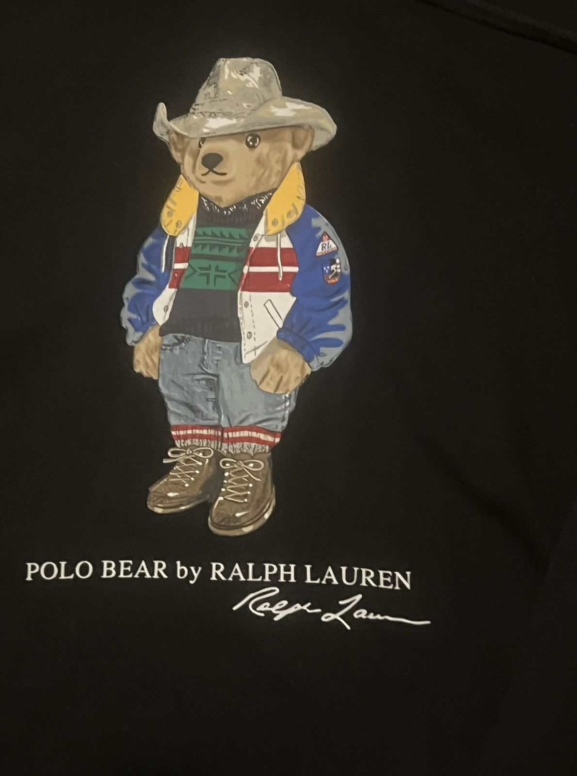 Polo Ralph Lauren Polo Ralph Lauren Ranch Cowboy Bear Hoodie Size Medium Size US M / EU 48-50 / 2 - 2 Thumbnail