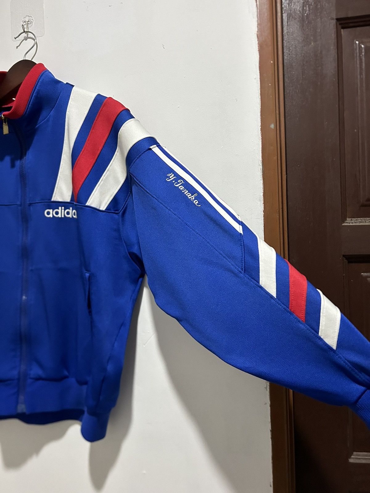 Adidas Vintage 1980s Adidas Descente 3 Stripes Track Jacket Size US L / EU 52-54 / 3 - 5 Thumbnail