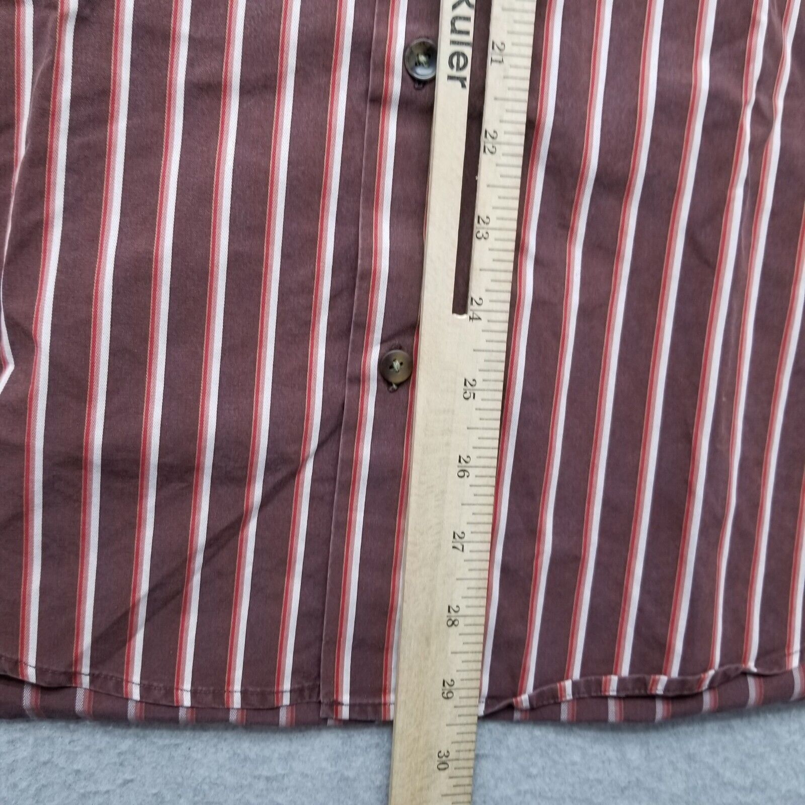 Hugo Boss Boss Shirt Mens Striped Button Up Long Sleeve Pocket Size US S / EU 44-46 / 1 - 11 Thumbnail