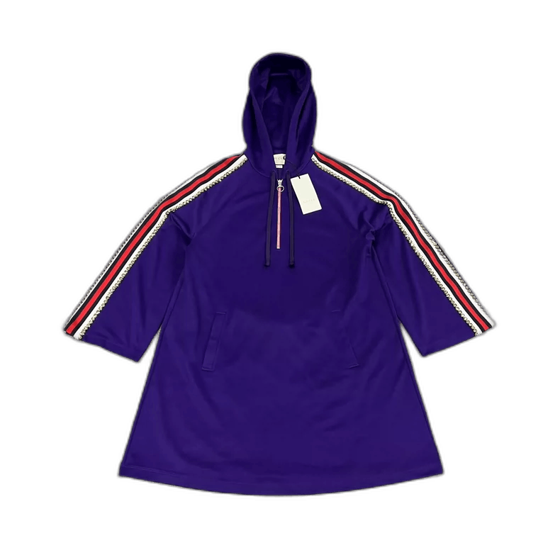 Gucci Gucci Hooded Dress with Side Stripes Size US 10 / IT 40 - 1 Thumbnail