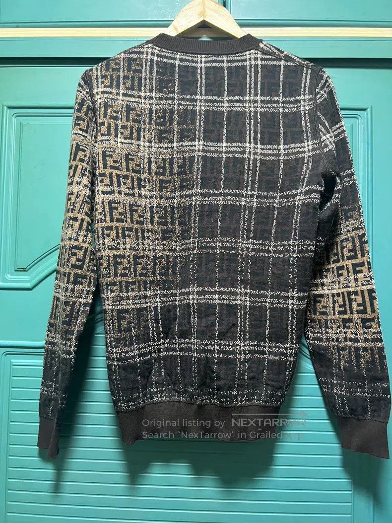 Fendi Fendi Gradient Blend Showpiece, Men's Monogram Woolen Swea Size US S / EU 44-46 / 1 - 2 Thumbnail