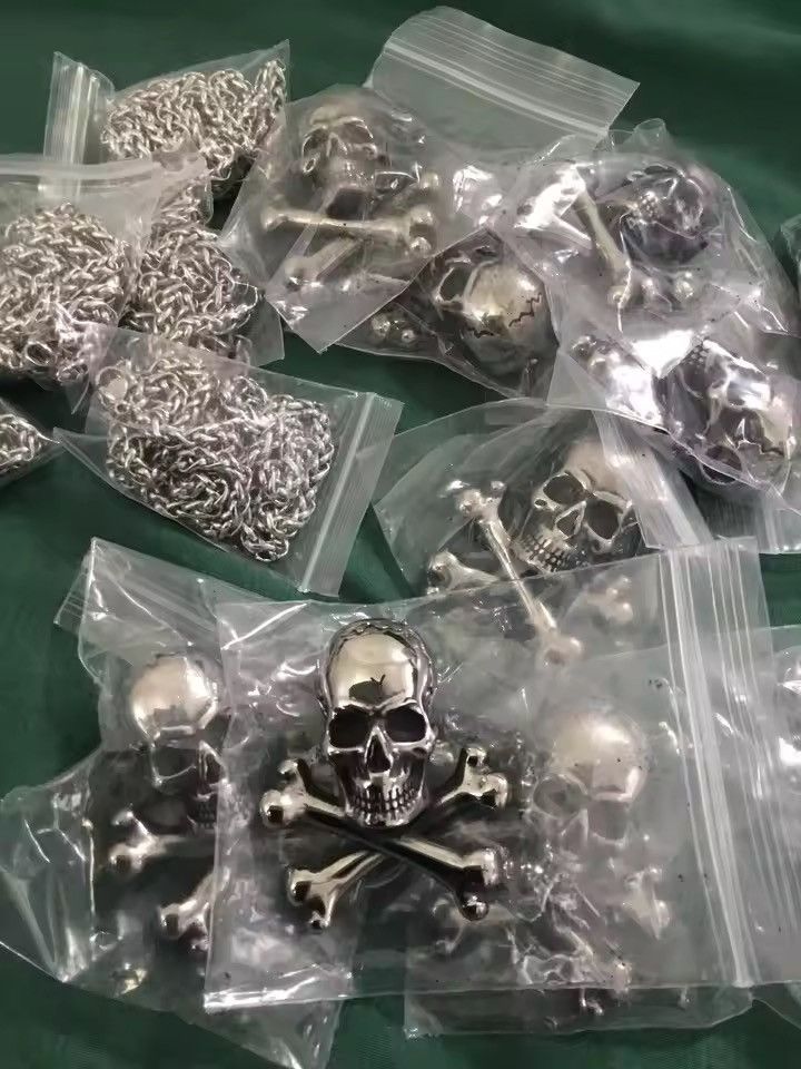 Jewelry Goth Skull Pendant Necklace Size ONE SIZE - 5 Thumbnail
