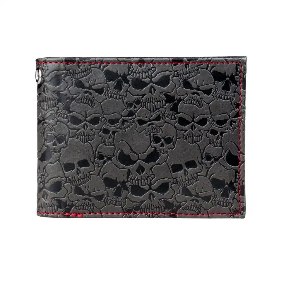 Japanese Brand Skull Double Fold Wallet Size ONE SIZE - 1 Thumbnail