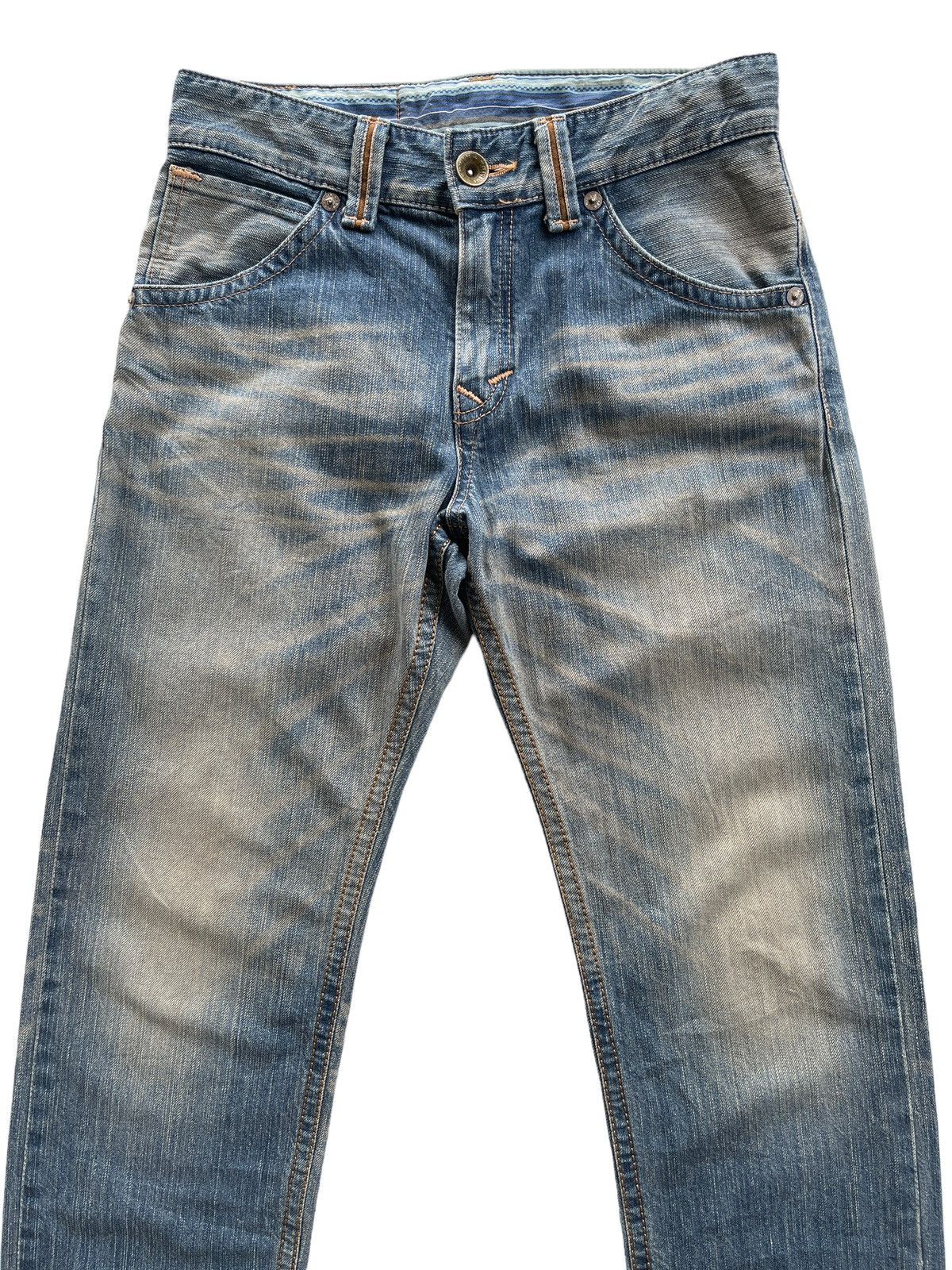 Japanese Brand Vintage Edwin Washed Mud-Dyed Denim Size US 28 / EU 44 - 5 Thumbnail