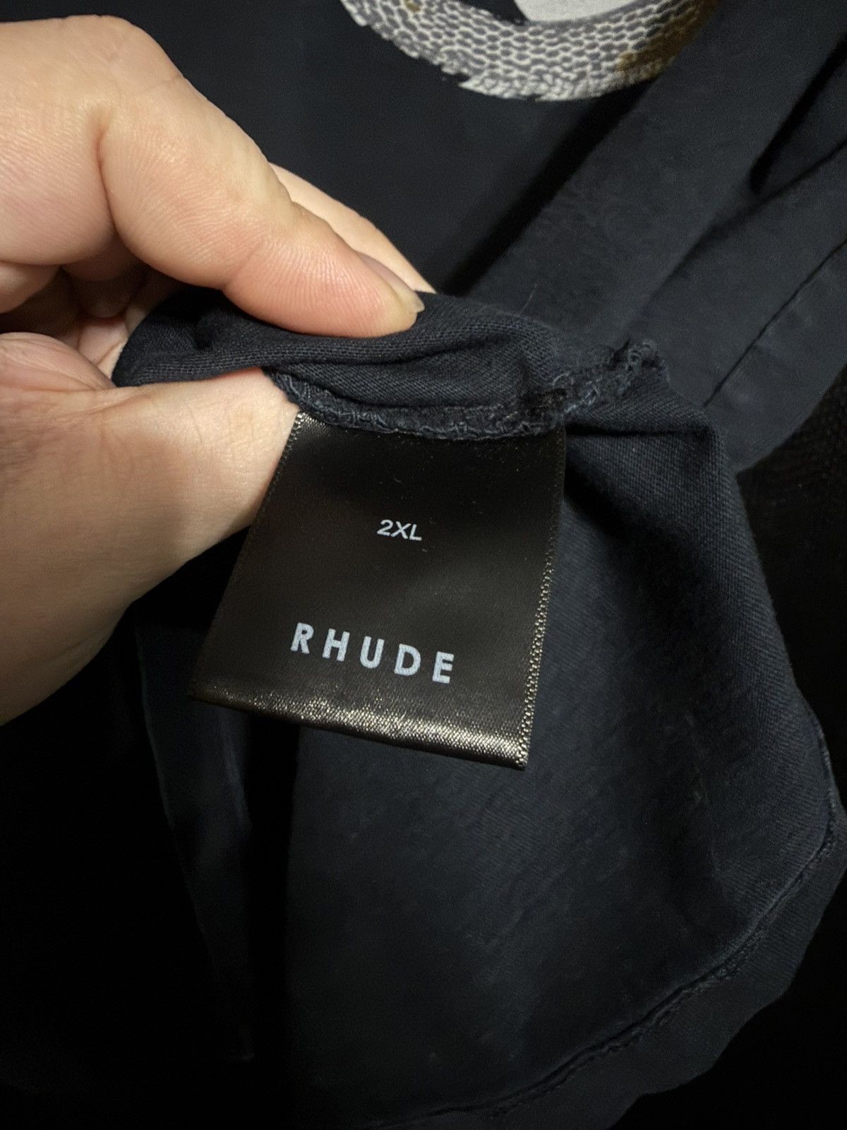 Rhude Snake Logo Tshirt in Black Size US XXL / EU 58 / 5 - 4 Thumbnail