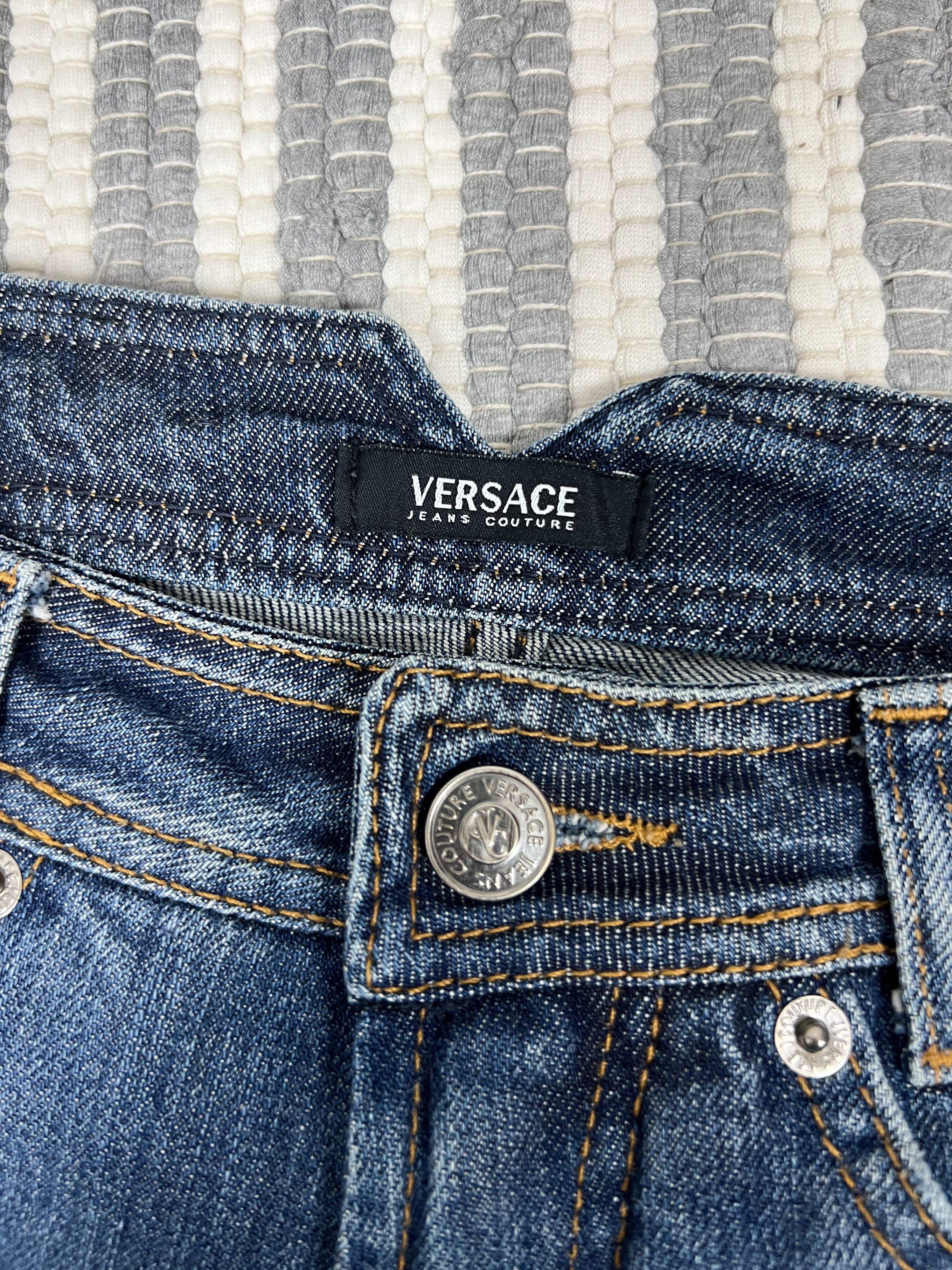 Jean Vintage Versace Jeans Couture Denim Pants Jeans Size 25" / US 0 / IT 36 - 6 Thumbnail