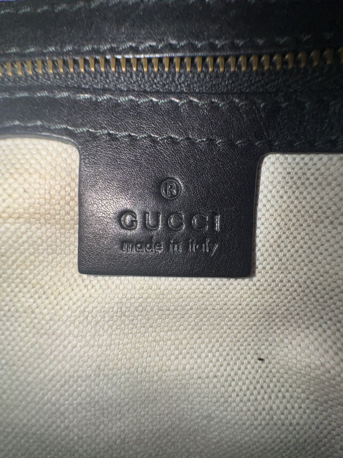 Gucci GUCCI Black Leather GG Running Medium Double G Hobo Bag Size ONE SIZE - 24 Thumbnail