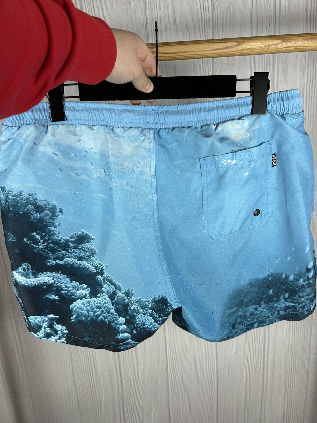 Hugo Boss Rare Hugo Boss Swordfish Swimming Shorts Trunks Shark Shorts Size US 32 / EU 48 - 6 Thumbnail