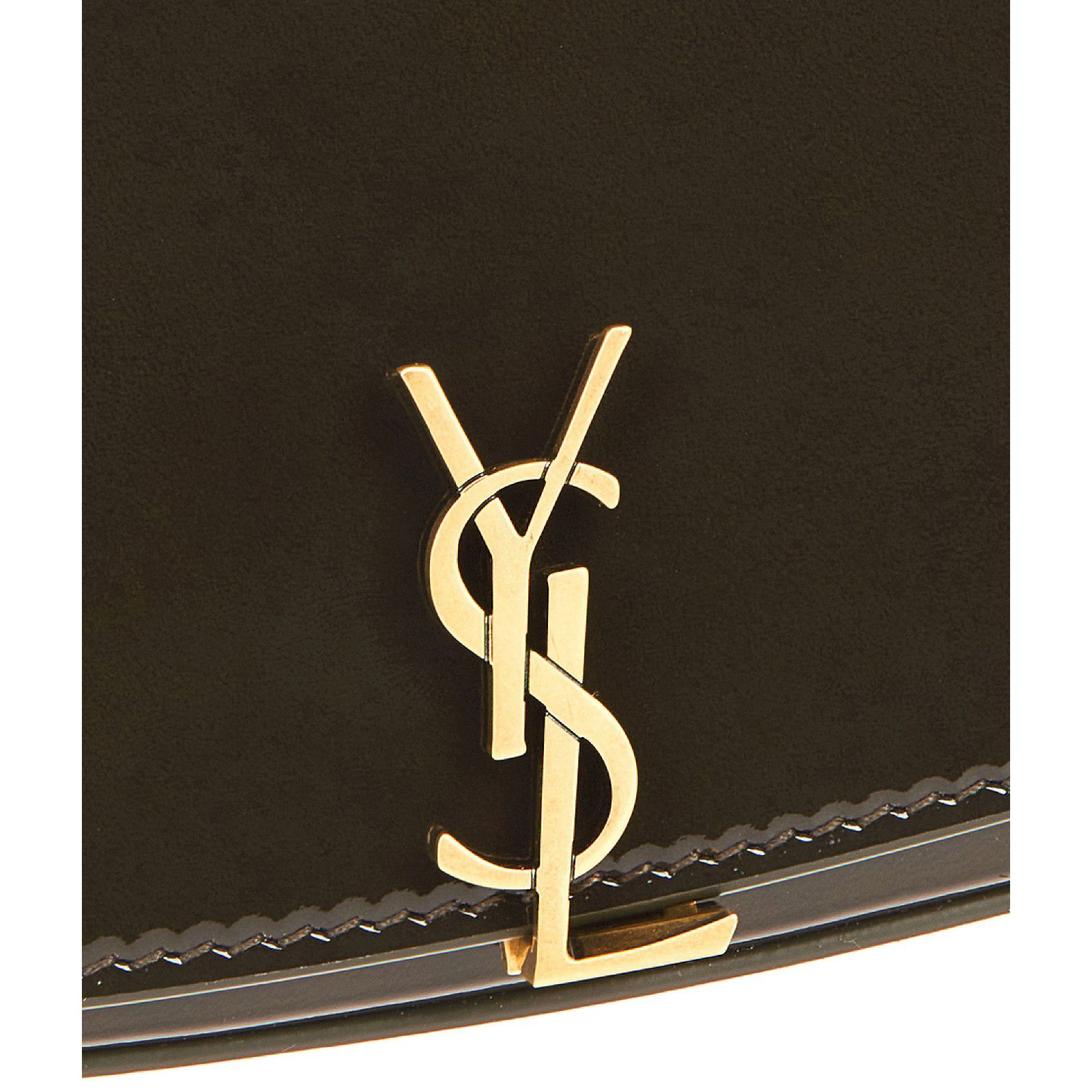 Yves Saint Laurent Saint Laurent Mini Voltaire Demi Lune YSL Shoulder Bag Green Size ONE SIZE - 7 Thumbnail