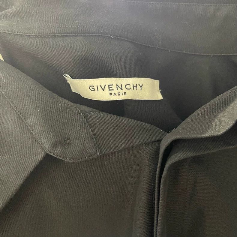 Givenchy Givenchy Size43 Embroidered collar logo long-sleeve shirt, Size US M / EU 48-50 / 2 - 4 Thumbnail