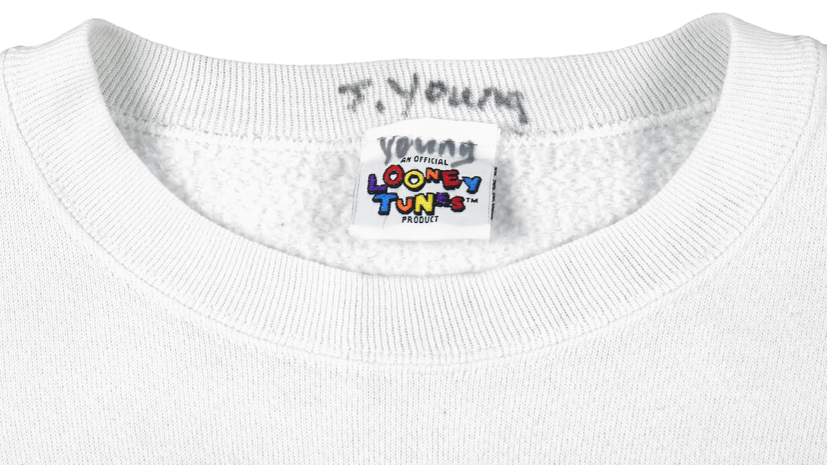 Vintage Looney Tunes - #1 Hit Crew Neck Sweatshirt 1996 Size US L / EU 52-54 / 3 - 5 Thumbnail