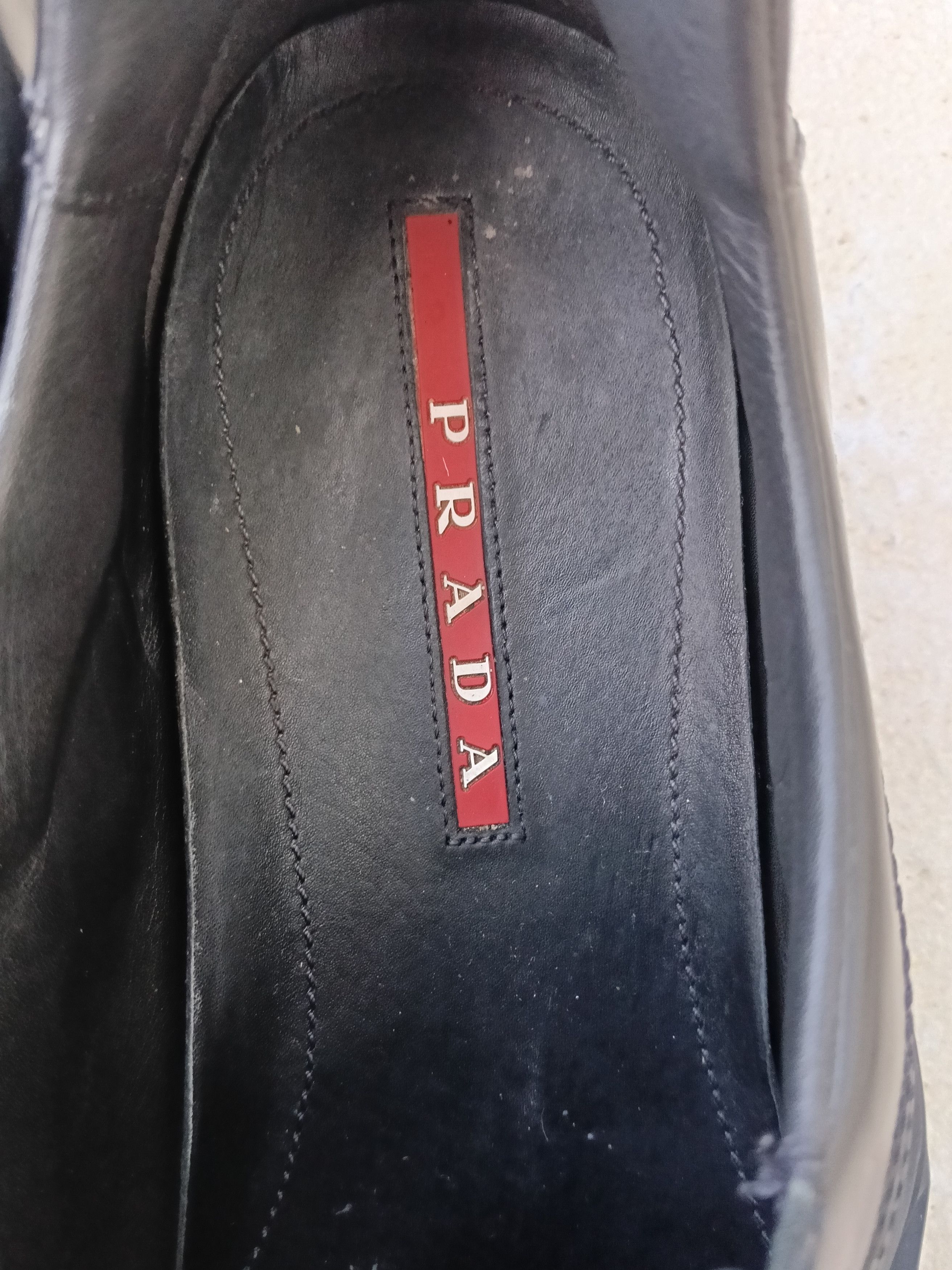 Prada Prada nylon and leather sneakers Size US 10 / EU 43 - 10 Thumbnail