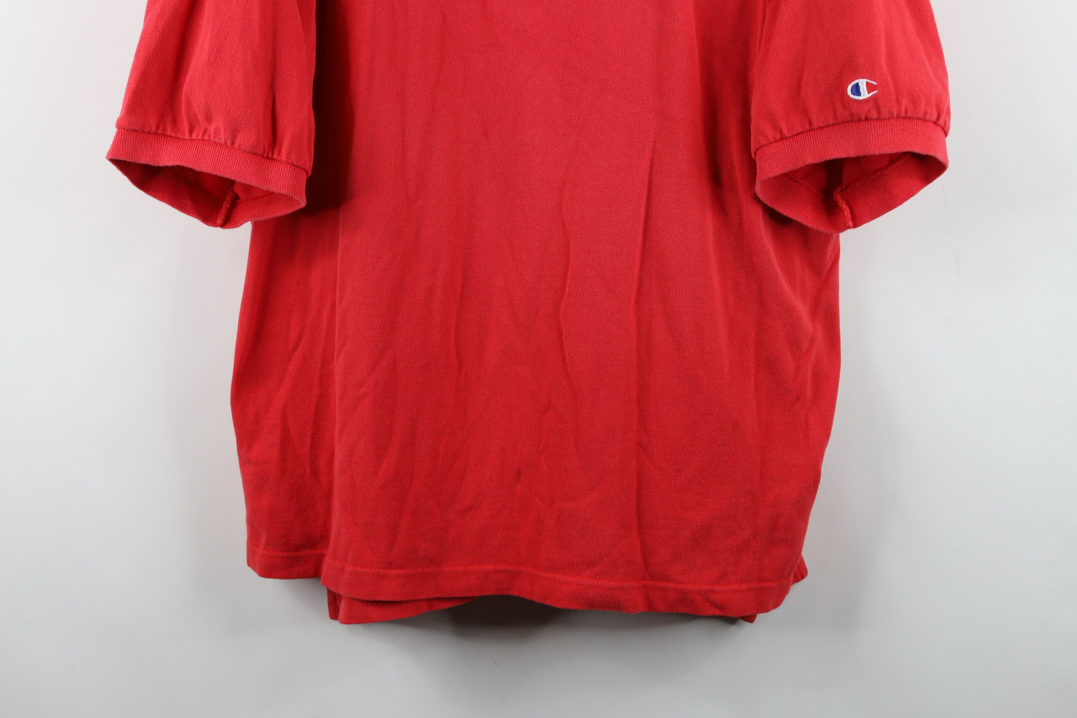 Champion Vintage 90s Champion Ohio State University Polo Shirt Red Size US L / EU 52-54 / 3 - 3 Thumbnail