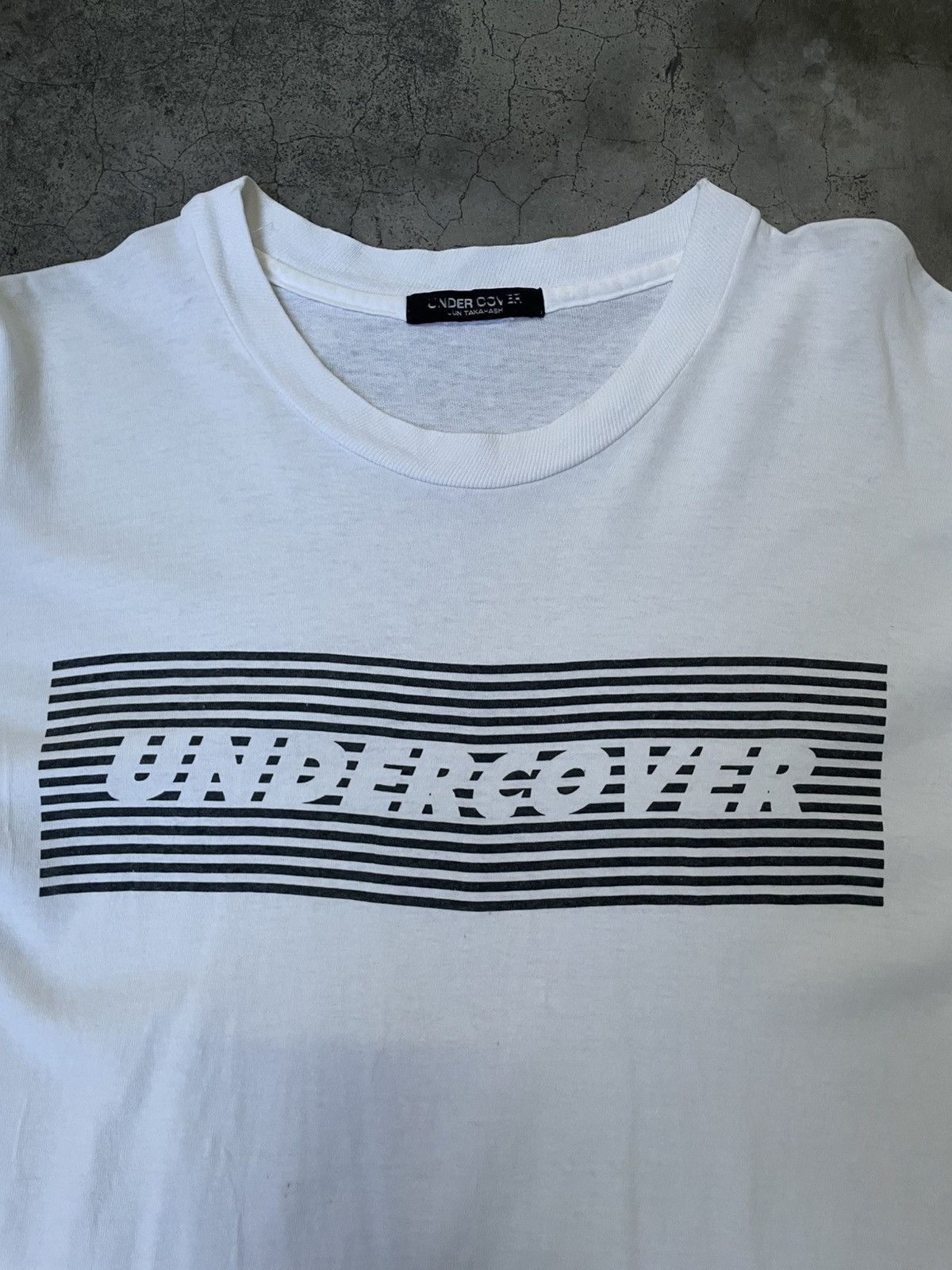 Undercover AW95 Undercover “Last Show Speed” Stripe Logo T-shirt Size US L / EU 52-54 / 3 - 3 Thumbnail