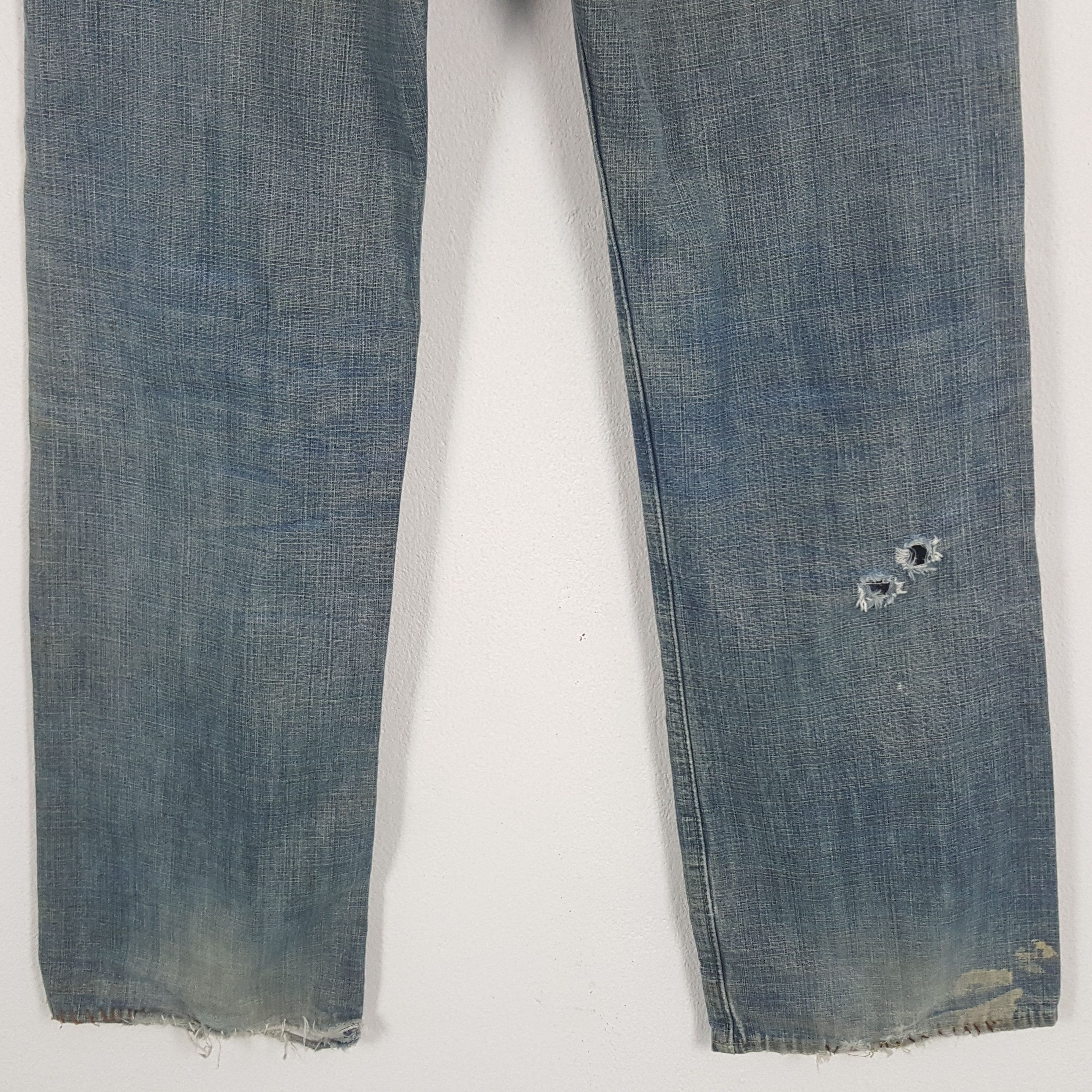 Sugar Cane × Vintage Vintage Sugar Cane Selvedge Japanese Distressed Denim Jeans Size US 31 - 6 Thumbnail