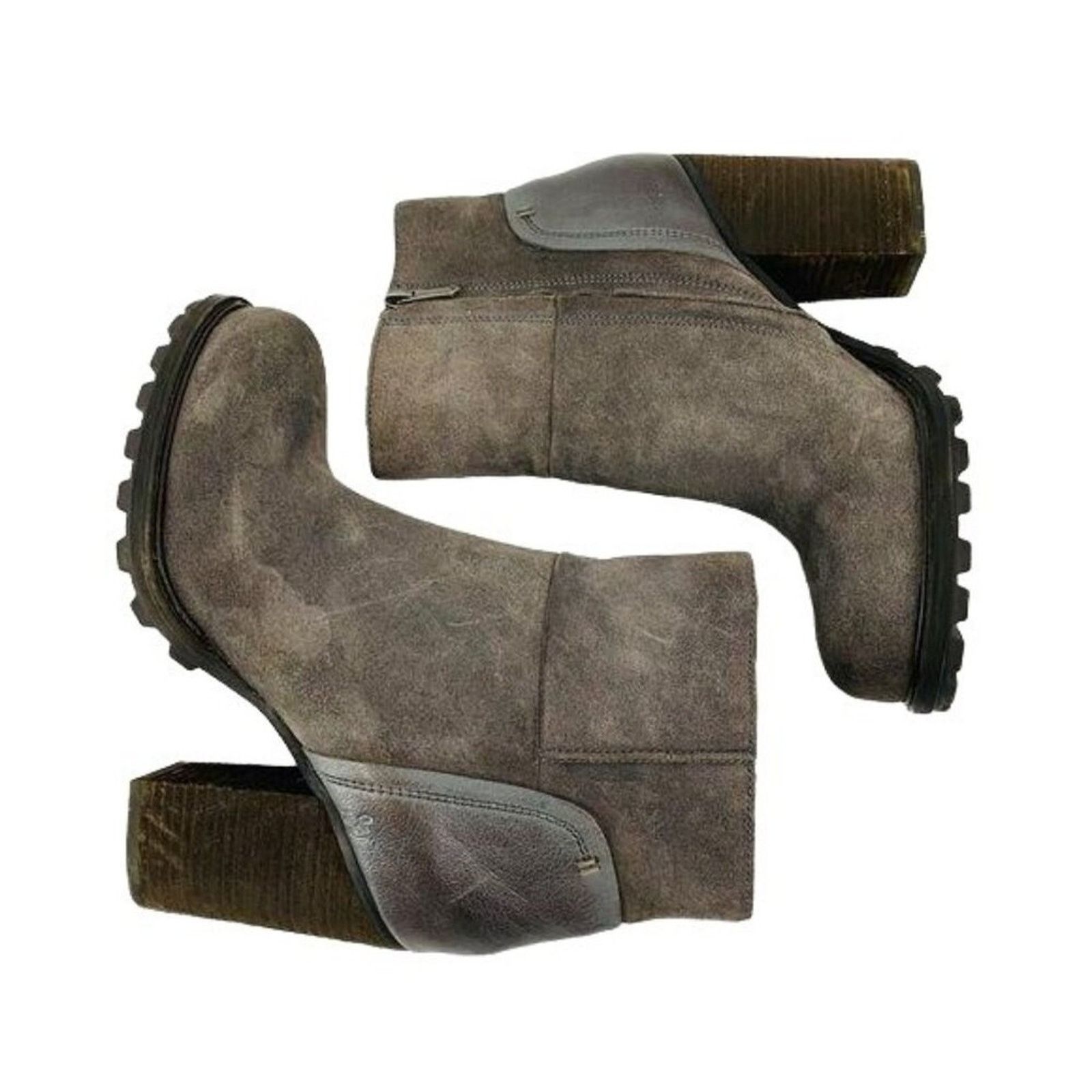 Sam Edelman Sam Edelman Gray Suede Franklin Heeled Ankle Bootie 9.5 Size US 9.5 / IT 39.5 - 5 Thumbnail
