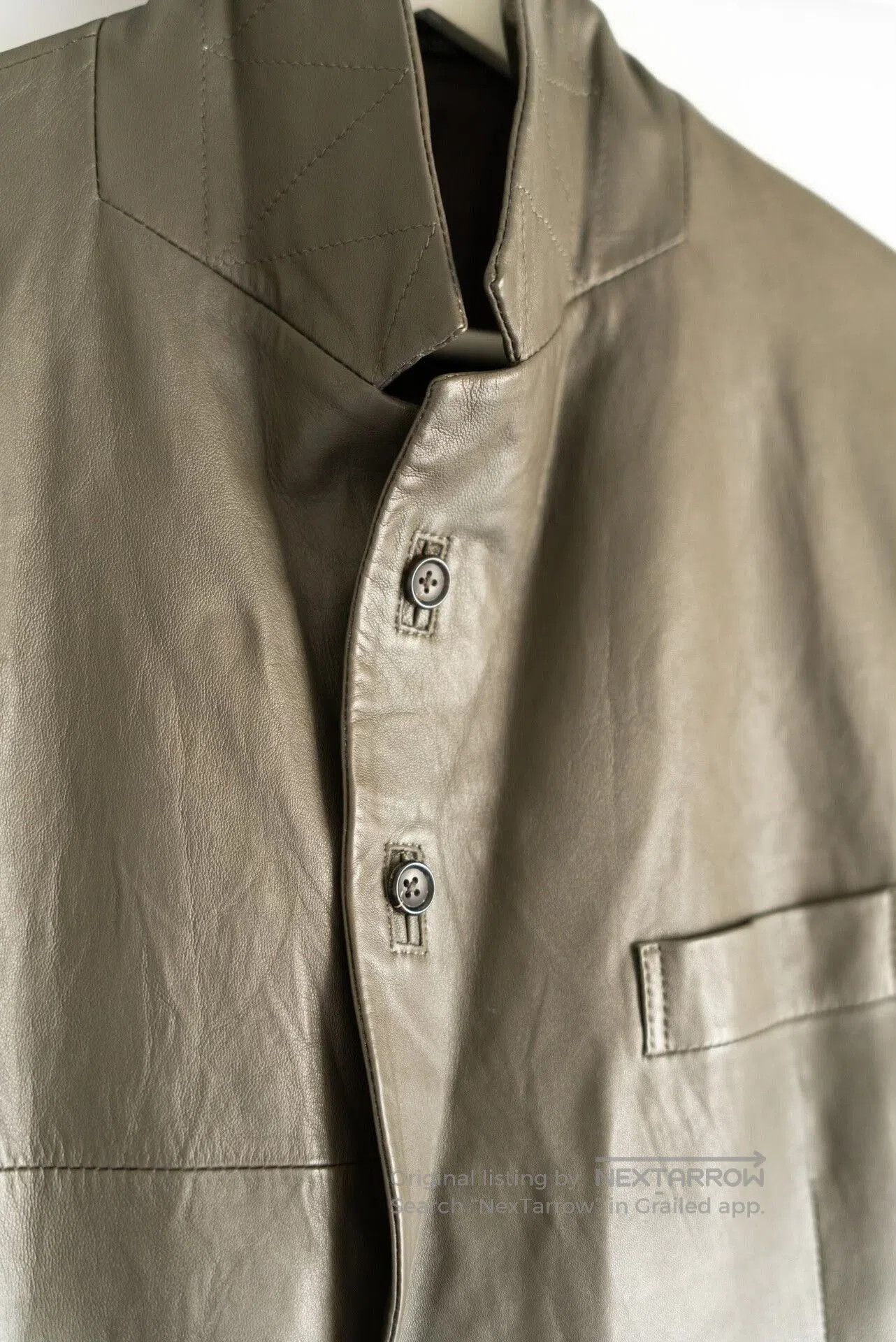 Yohji Yamamoto yohji yamamoto leather blazers jacket. Size US M / EU 48-50 / 2 - 4 Thumbnail