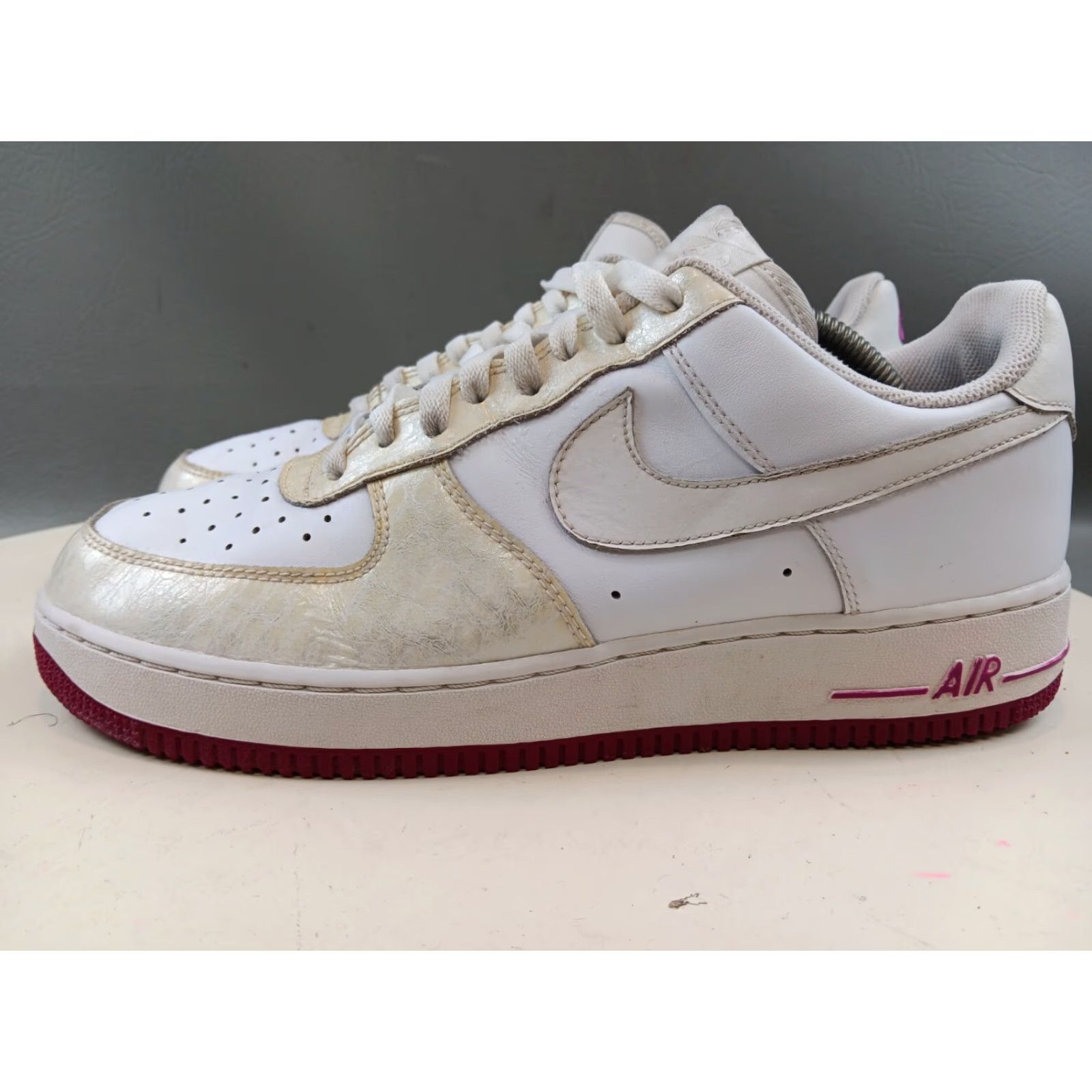Nike Nike Air Force 1 Low Sneakers Womens Size 12 White Pearl Rave Pink 315115-116 Size US 12 / IT 42 - 5 Thumbnail