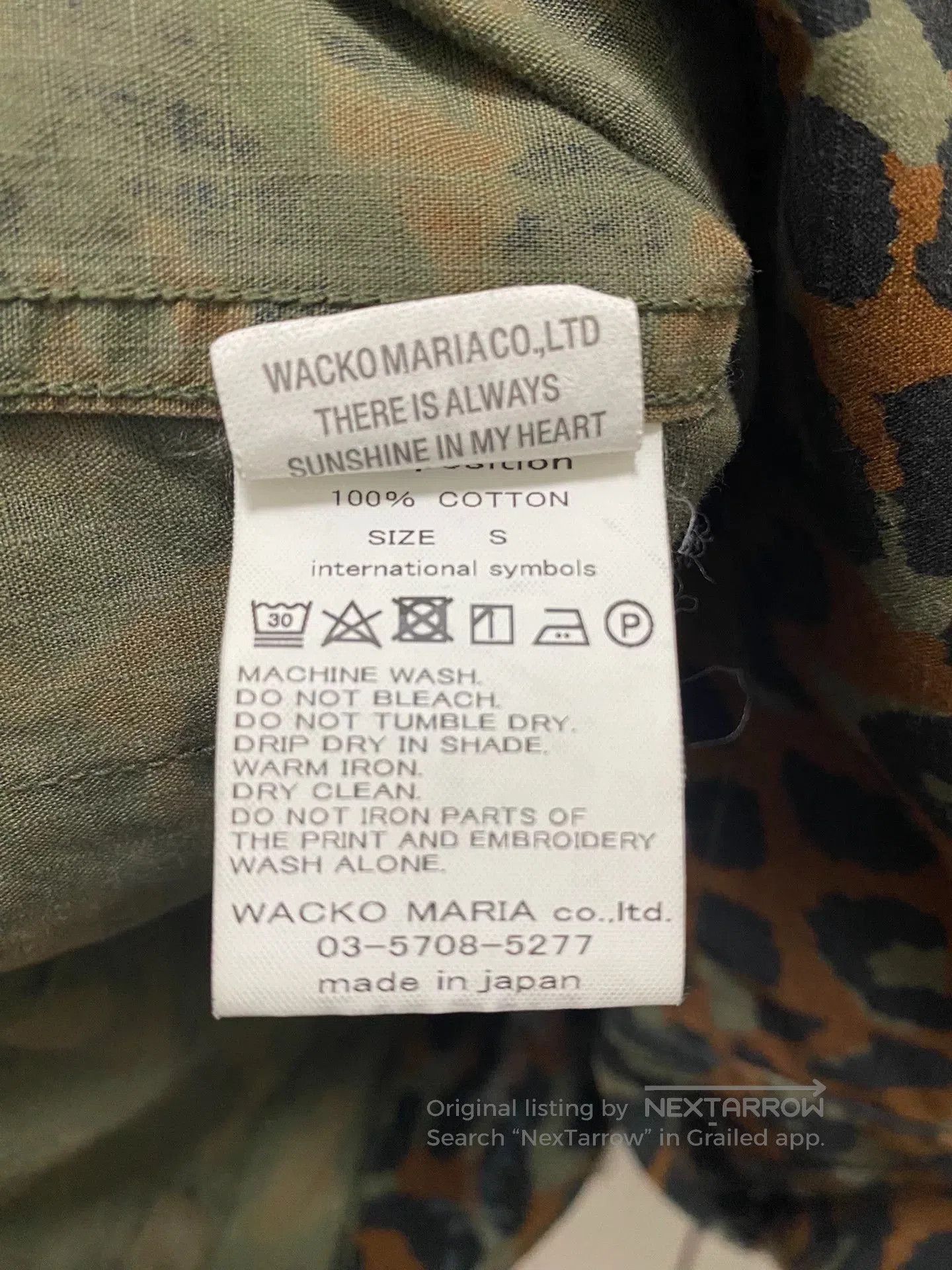 Wacko Maria WACKO MARIA Leopard Fatigue Jacket. Size US S / EU 44-46 / 1 - 5 Thumbnail