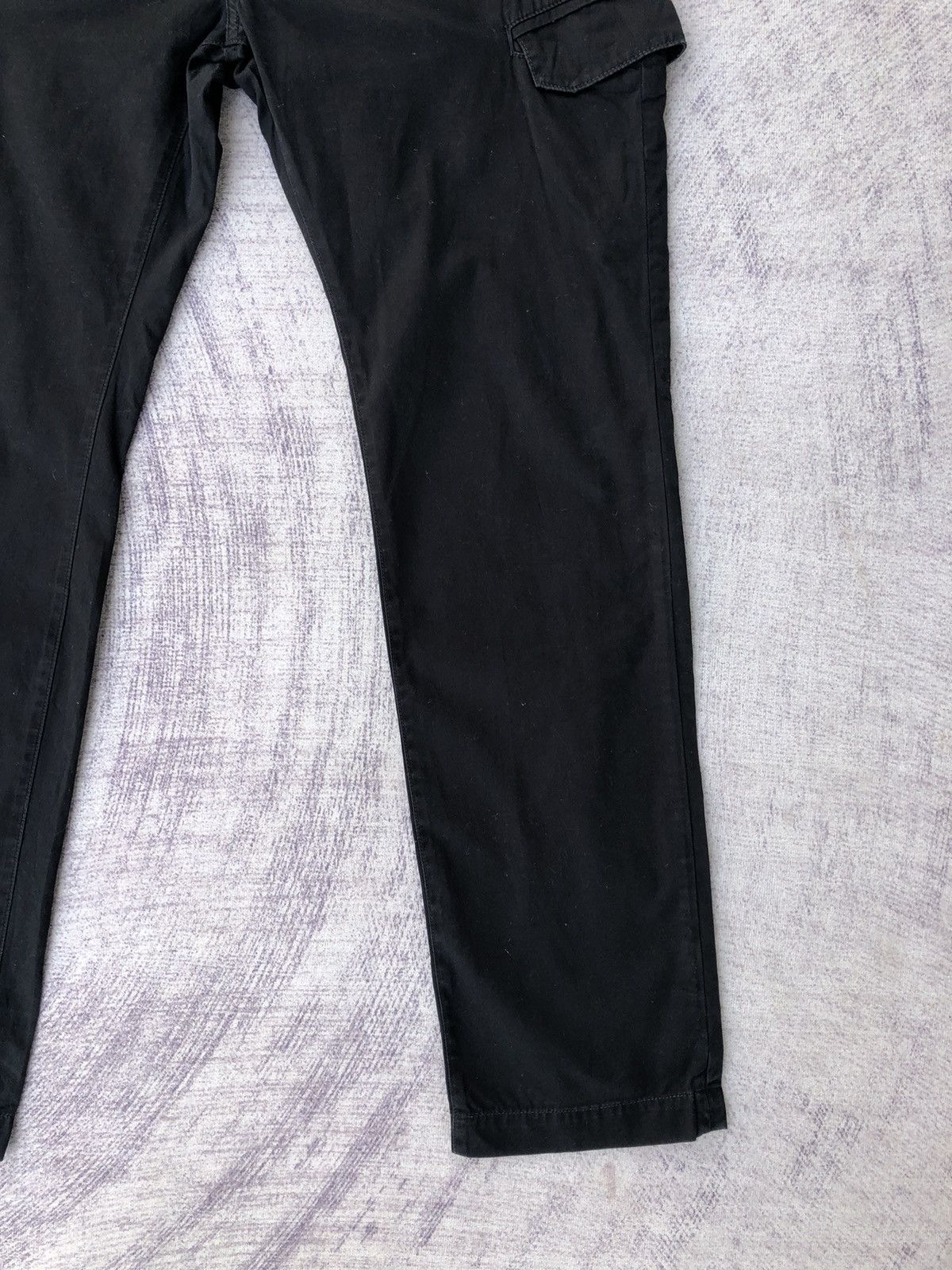 All Blacks × Vintage Ikko black Cargo Trousers With 6 Pocket Workware Size US 33 - 4 Thumbnail