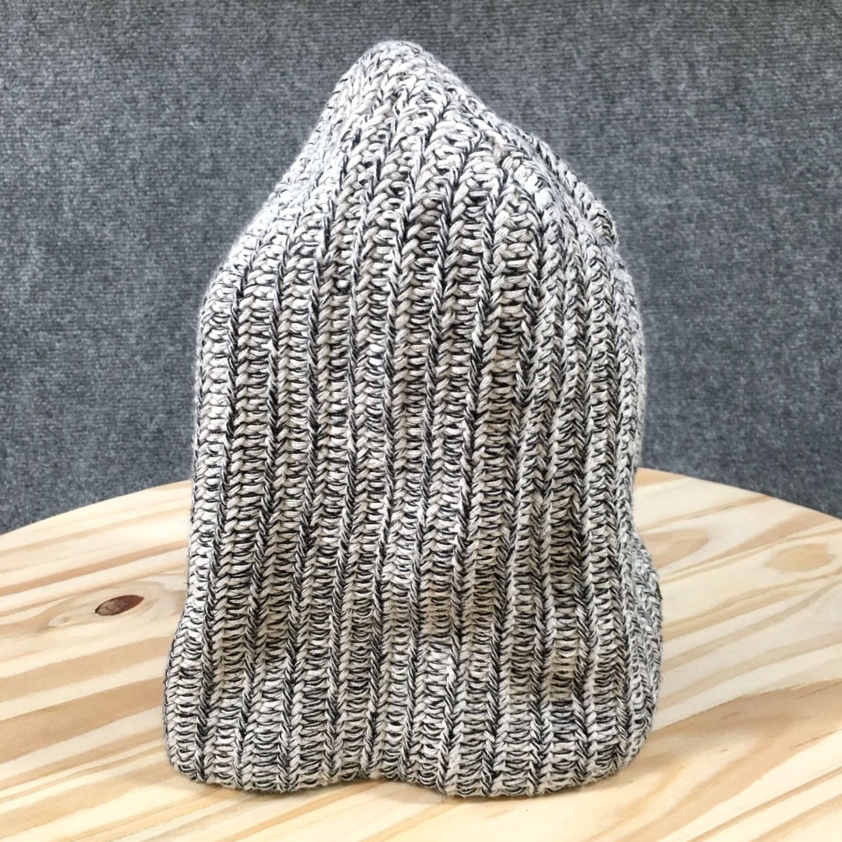 Vintage Love Your Melon Winter Beanie Hat Womens White OS Adjustable Knitted Cotton Size ONE SIZE - 6 Thumbnail