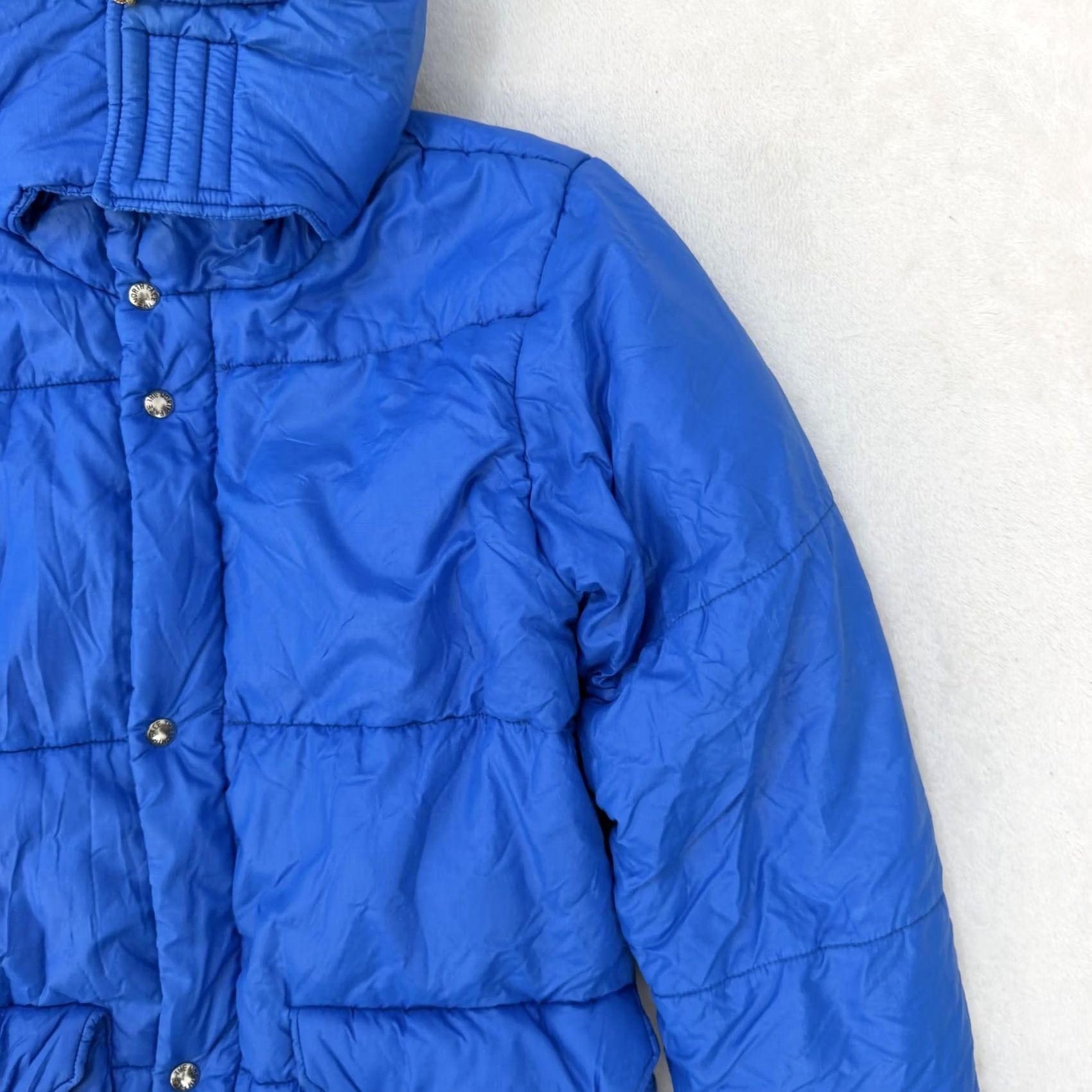 The North Face VINTAGE The North Face Puffer Jacket Mens M Blue Hooded Zip Up Size US M / EU 48-50 / 2 - 3 Thumbnail
