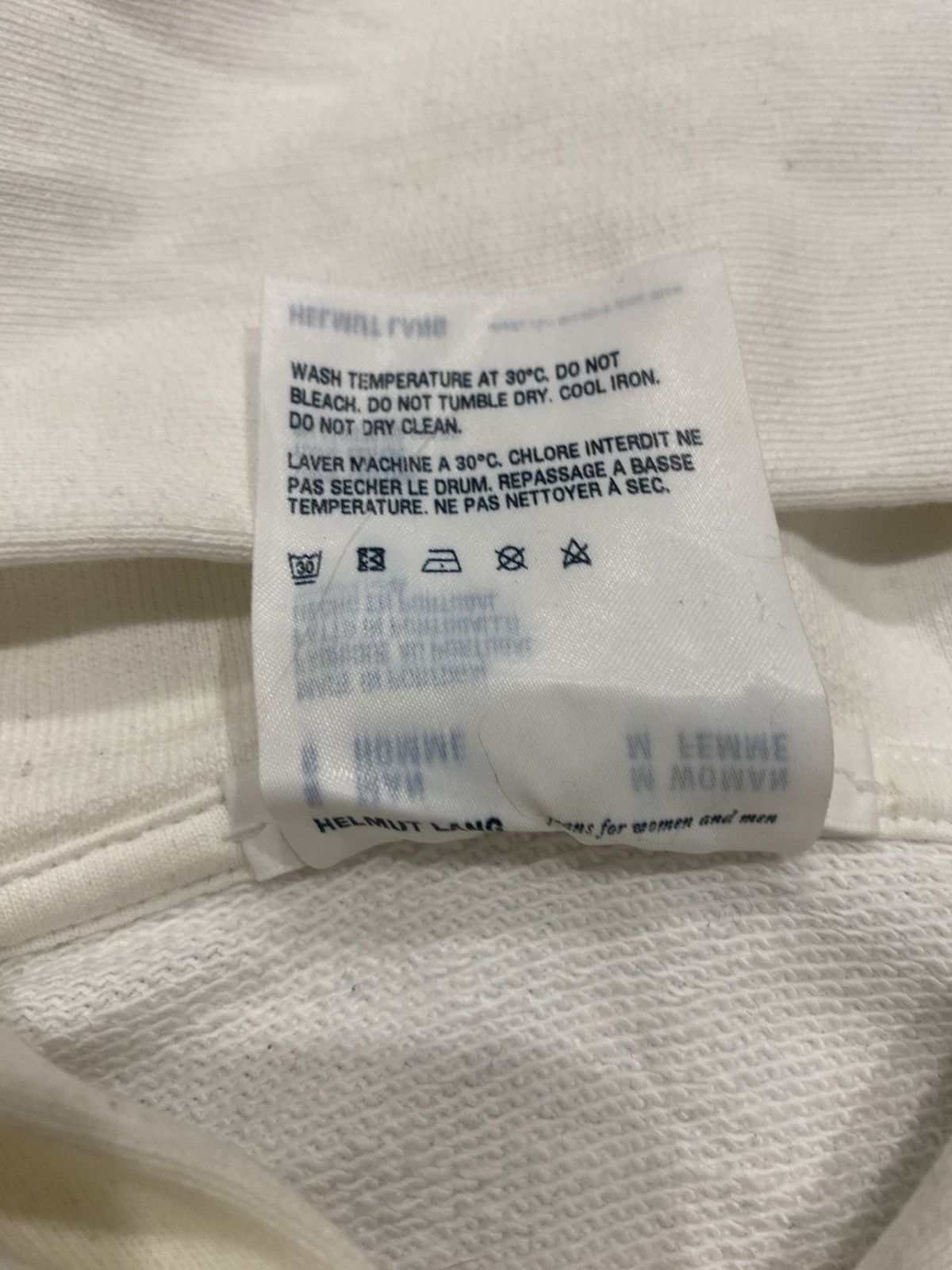 Helmut Lang Standard Hoodie “In Lang We Trust” Size US S / EU 44-46 / 1 - 6 Thumbnail