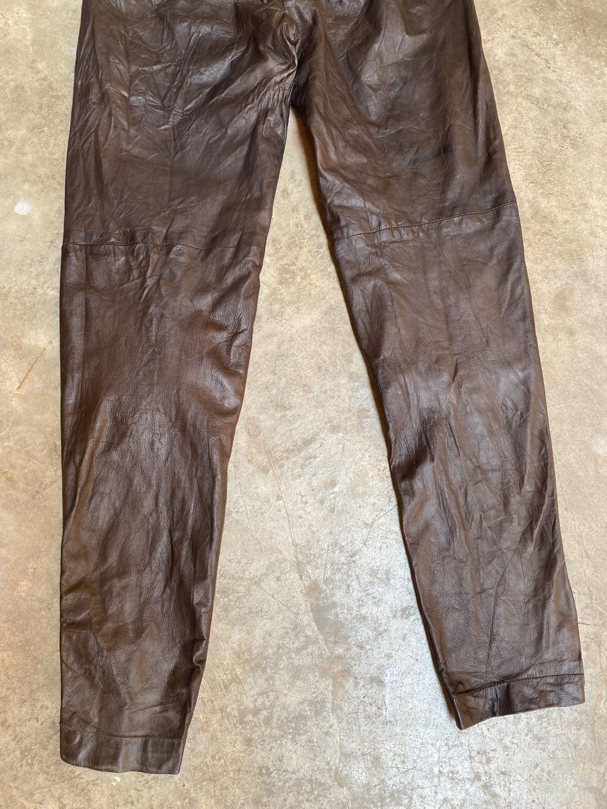 Issey Miyake Vintage Issey Miyake Suede Pant Size 24" / US 00 / IT 34 - 15 Thumbnail