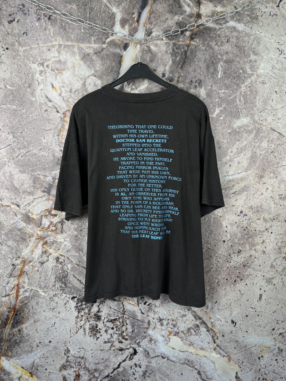 Liquid Blue × Vintage Men’s Oh Boy Quantum Leap T-Shirt Vintage Size XL Size US XL / EU 56 / 4 - 13 Thumbnail