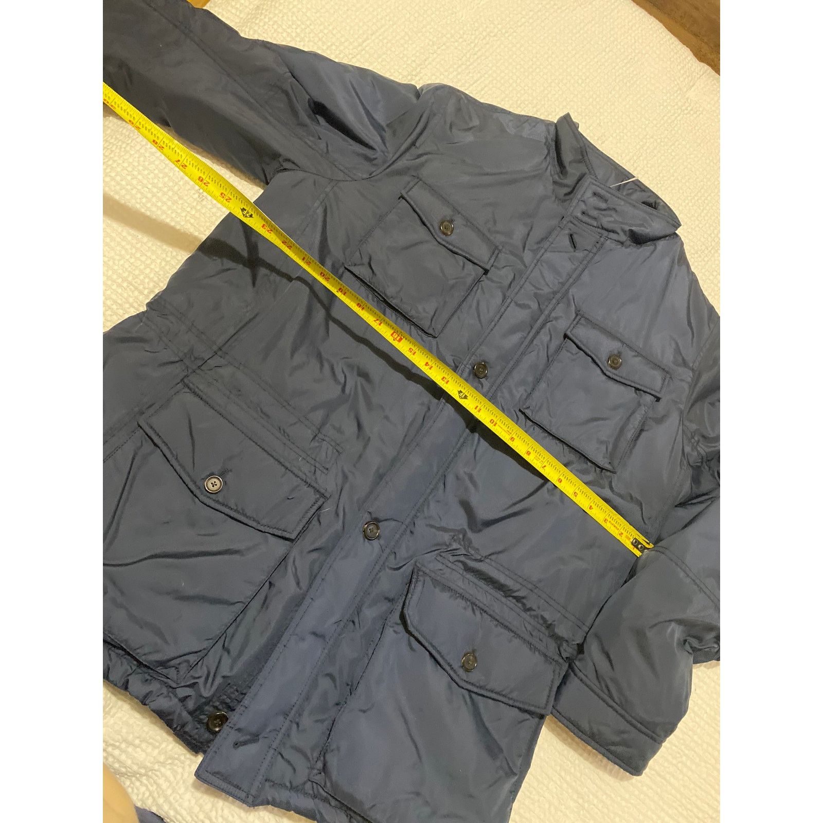 Brooks Brothers BROOKS BROTHERS Large XXL Navy Blue Duck Down Parka Jacket Size US XXL / EU 58 / 5 - 5 Thumbnail