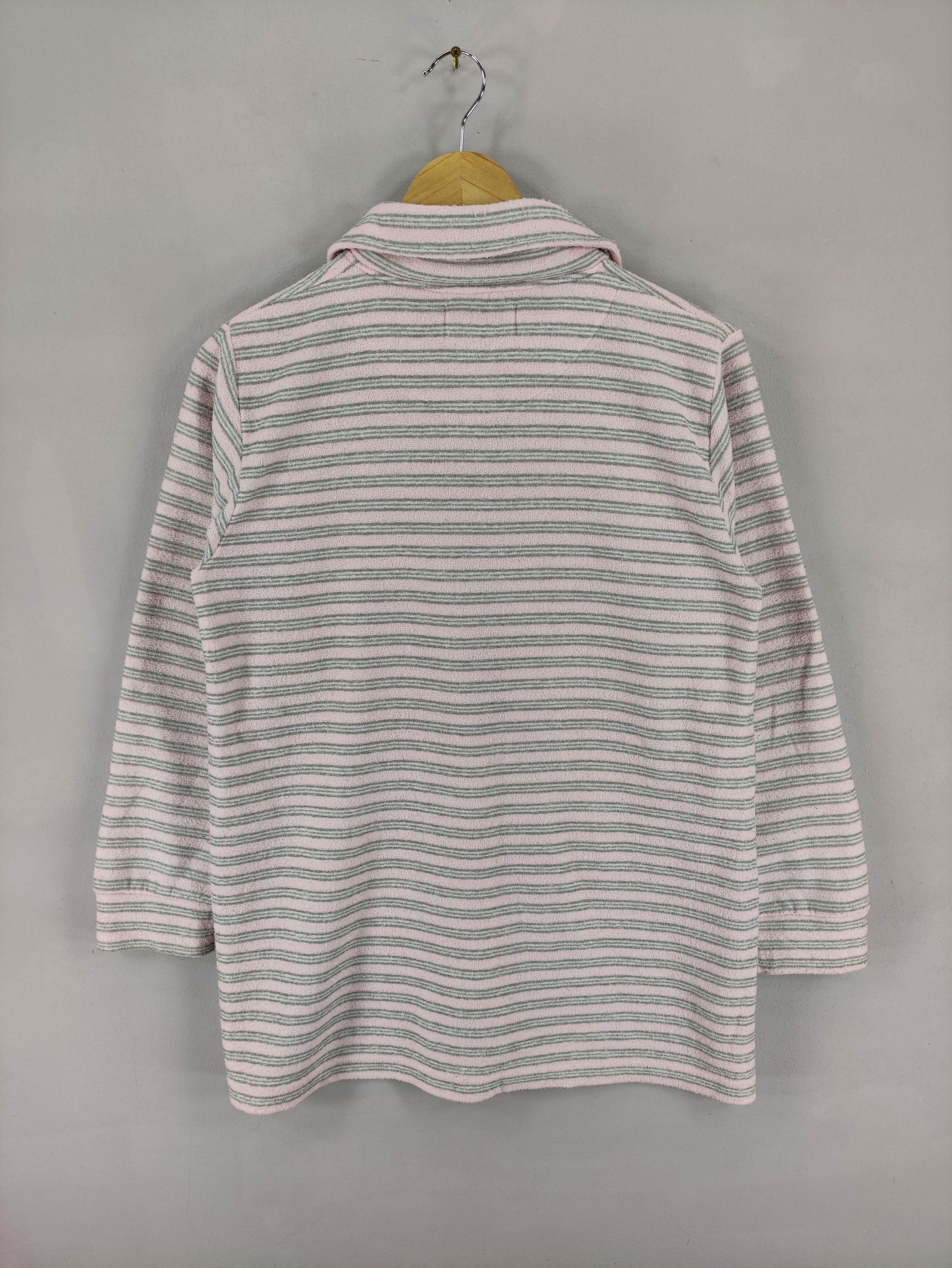Japanese Brand Vintage Sacsny By Yohji Yamamoto Sleeping Wear Striped Size L / US 10 / IT 46 - 7 Thumbnail
