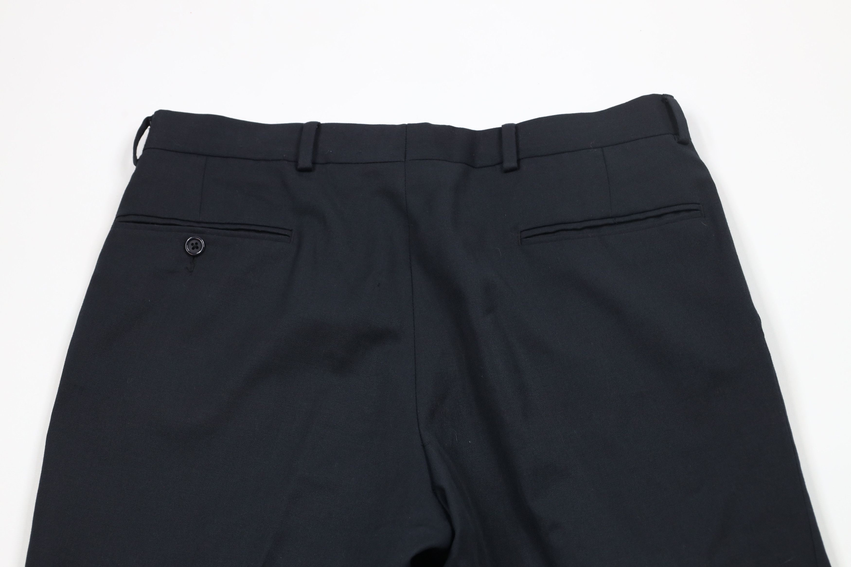 Vintage Vintage 90s Streetwear Pleated Chino Pants Trousers Black Size US 34 / EU 50 - 10 Thumbnail