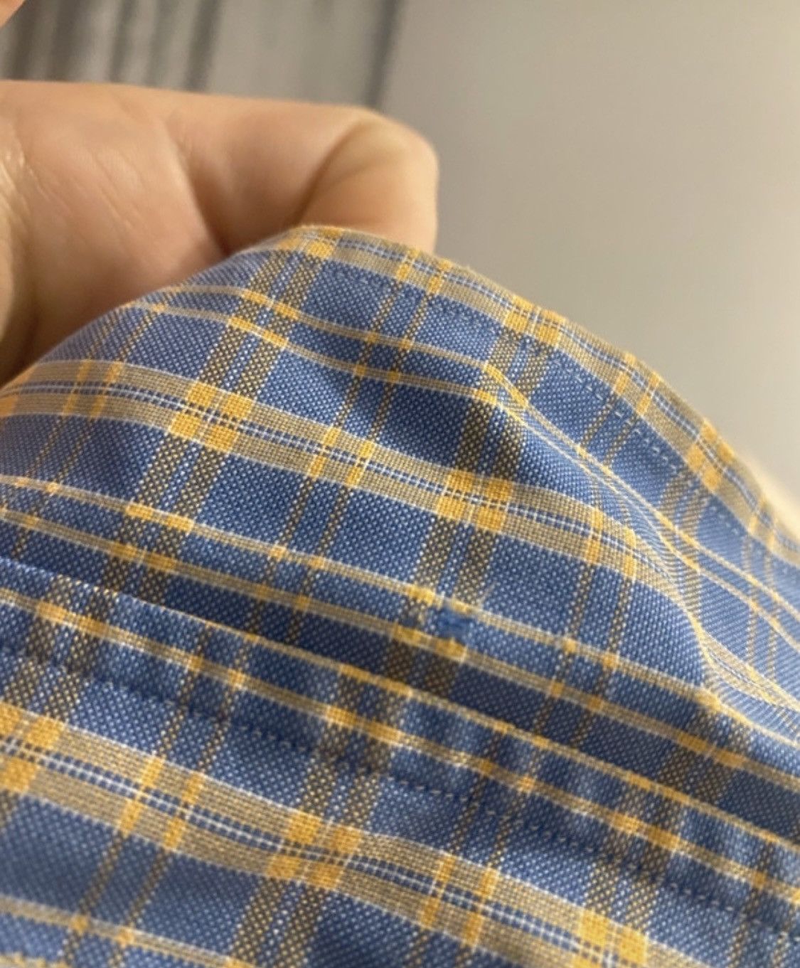 Christian Dior Monsieur Tartan Luxury Dior Small logo shirt button up Size US XL / EU 56 / 4 - 7 Thumbnail