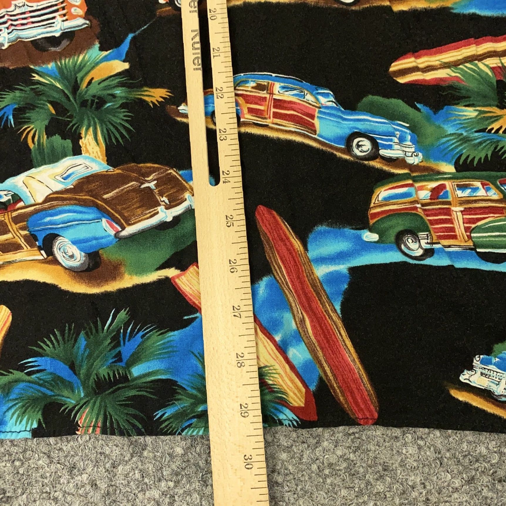 ALOHAS VINTAGE Monticerutti Hawaiian Shirt Mens XL Beach Surf Cars Rayon Aloha 90s Casual Size US XL / EU 56 / 4 - 7 Thumbnail