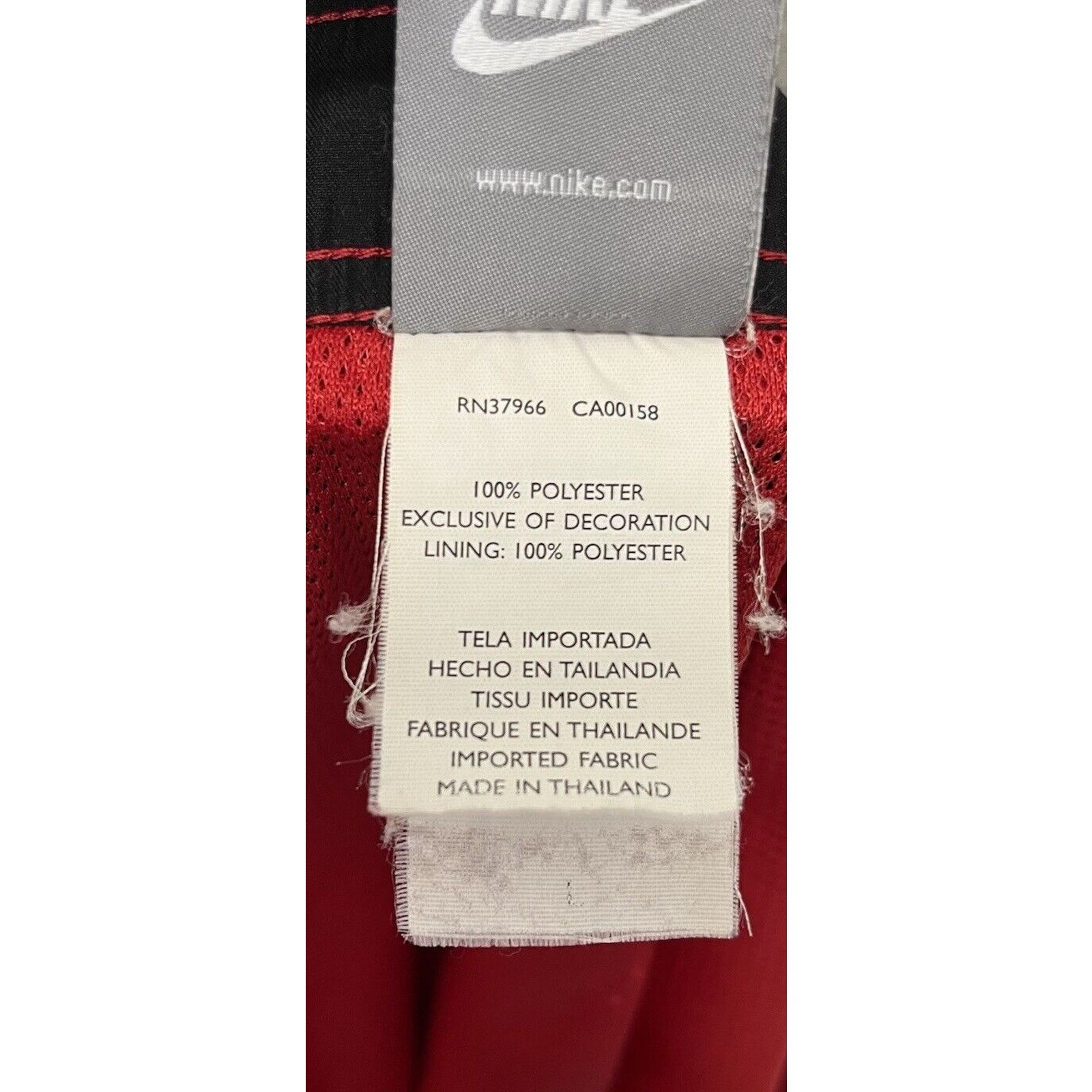 Nike Nike | Vintage Swim Trunks Spellout Black Red Shorts large Size US 36 / EU 52 - 7 Thumbnail